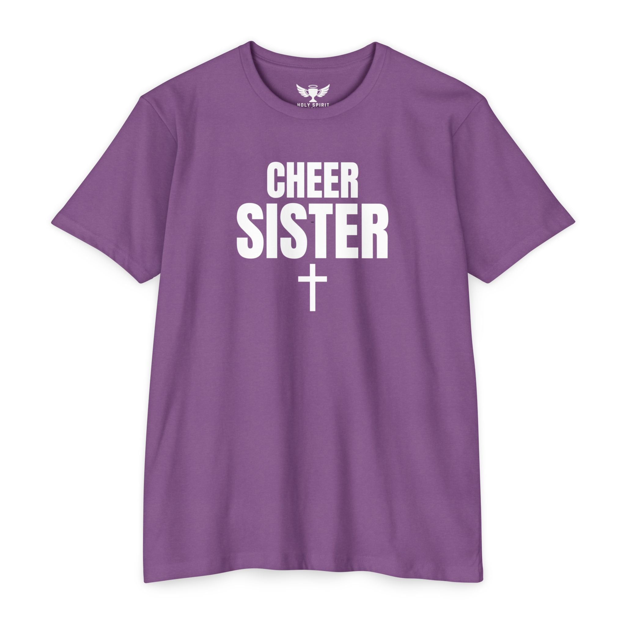 Cheer Sister T-Shirt — Personalized Back Name and Number