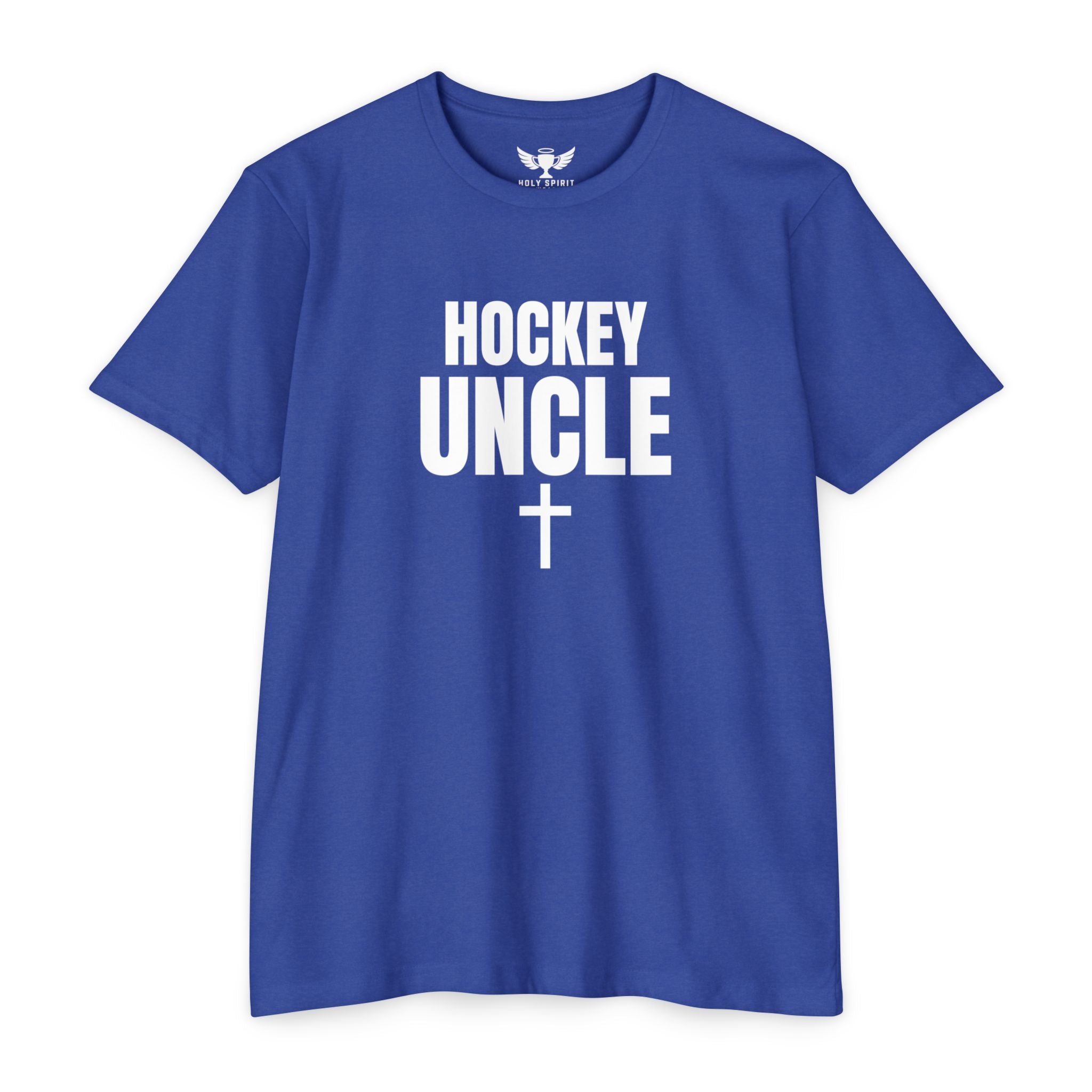 Hockey Uncle T-Shirt — Custom Back Name & Number Sports Tee