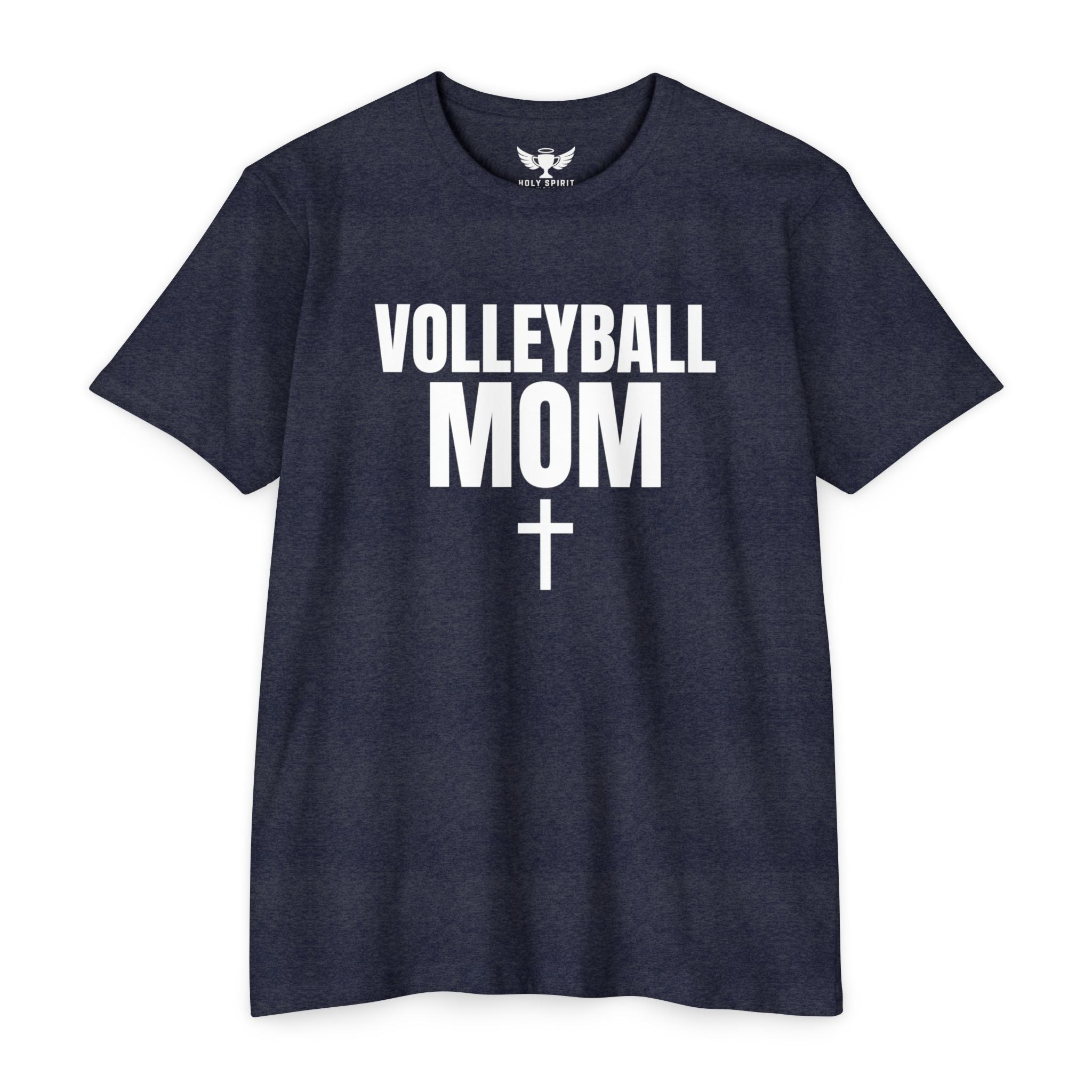 Volleyball Mom T‑Shirt — Custom Name & Number Sports Tee