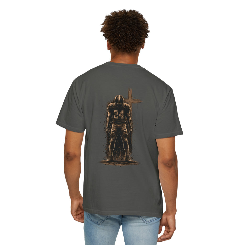 All Glory To God - Game Time Football Tee — Faith-Based Athletic T-Shirt