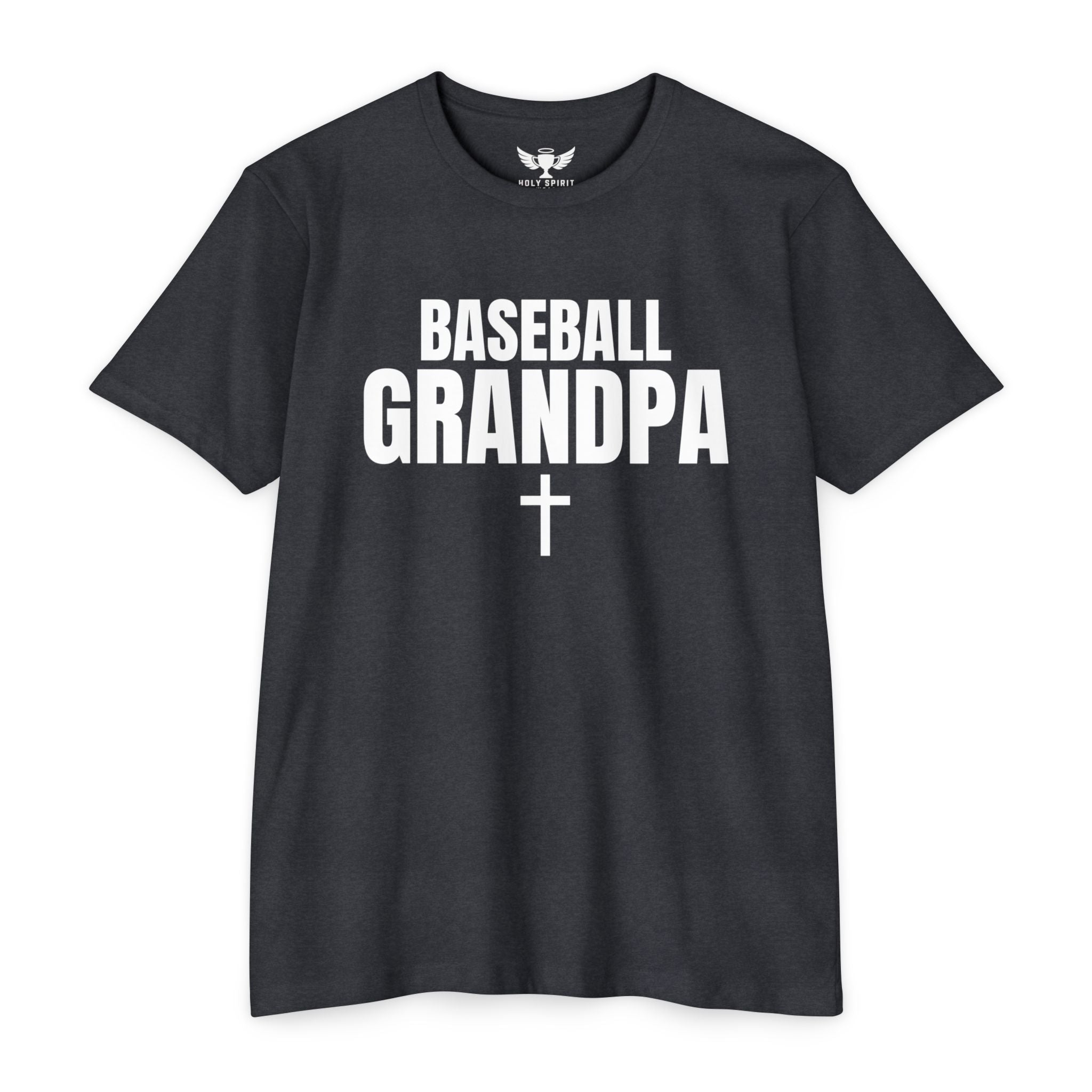 Baseball Grandpa T-Shirt — Custom Back Name & Number