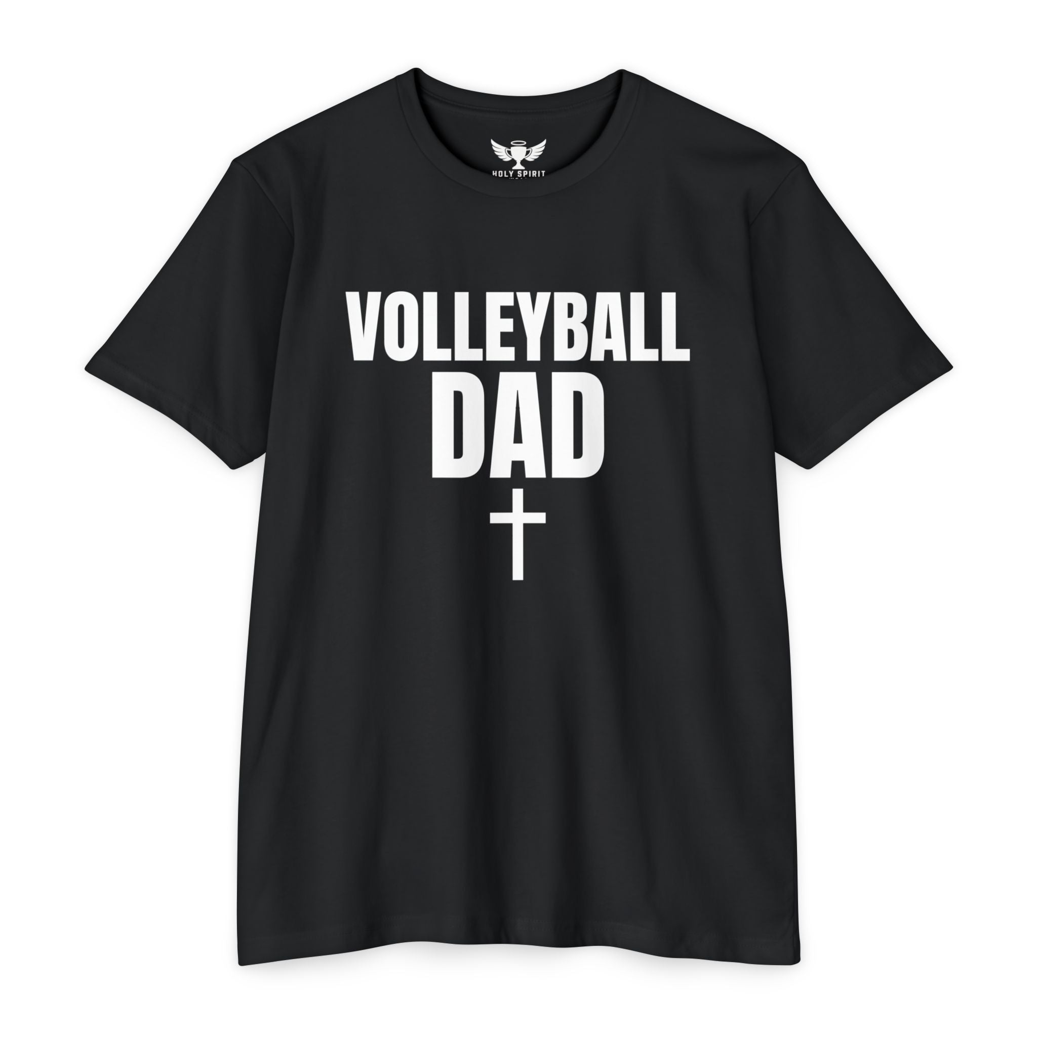 Volleyball Dad T-Shirt — Custom Name & Number Sports Tee