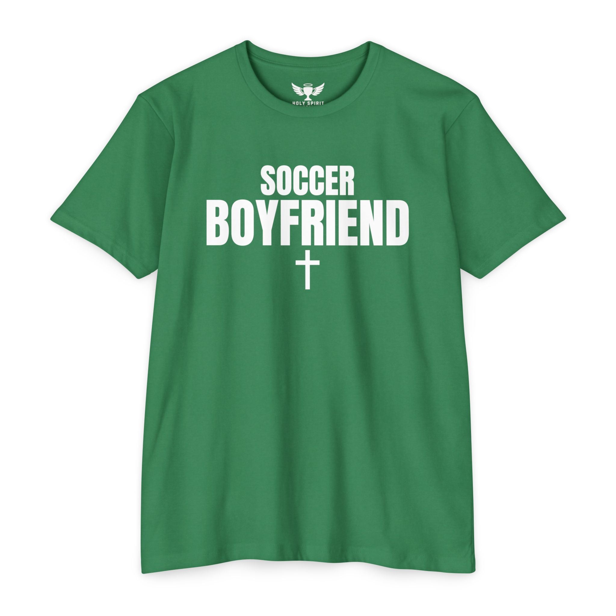 Soccer Boyfriend Jersey T-Shirt — Custom Name & Number Sports Tee