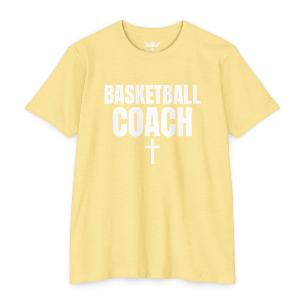 Basketball Coach T-Shirt — Custom Back Name & Number