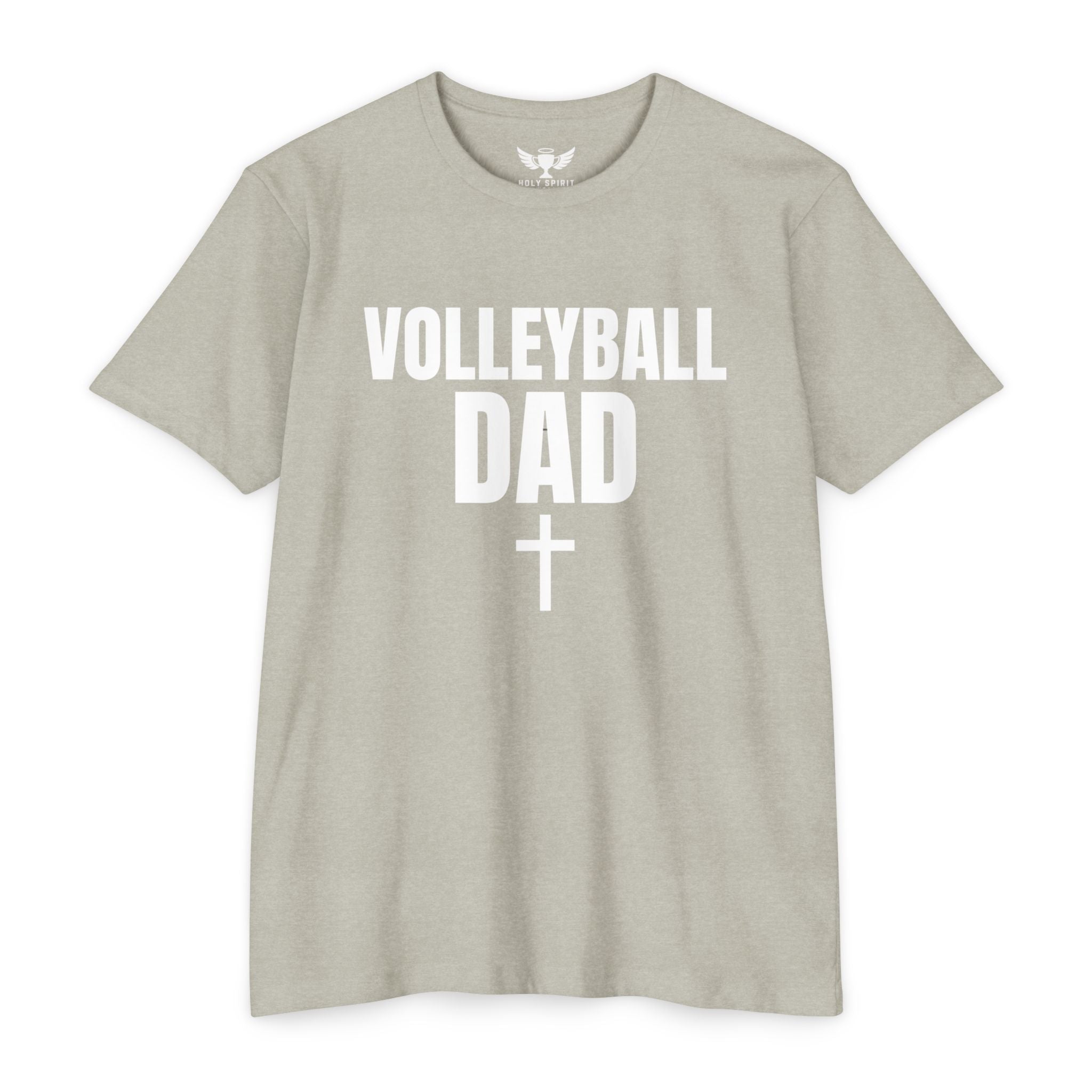 Volleyball Dad T-Shirt — Custom Name & Number Sports Tee