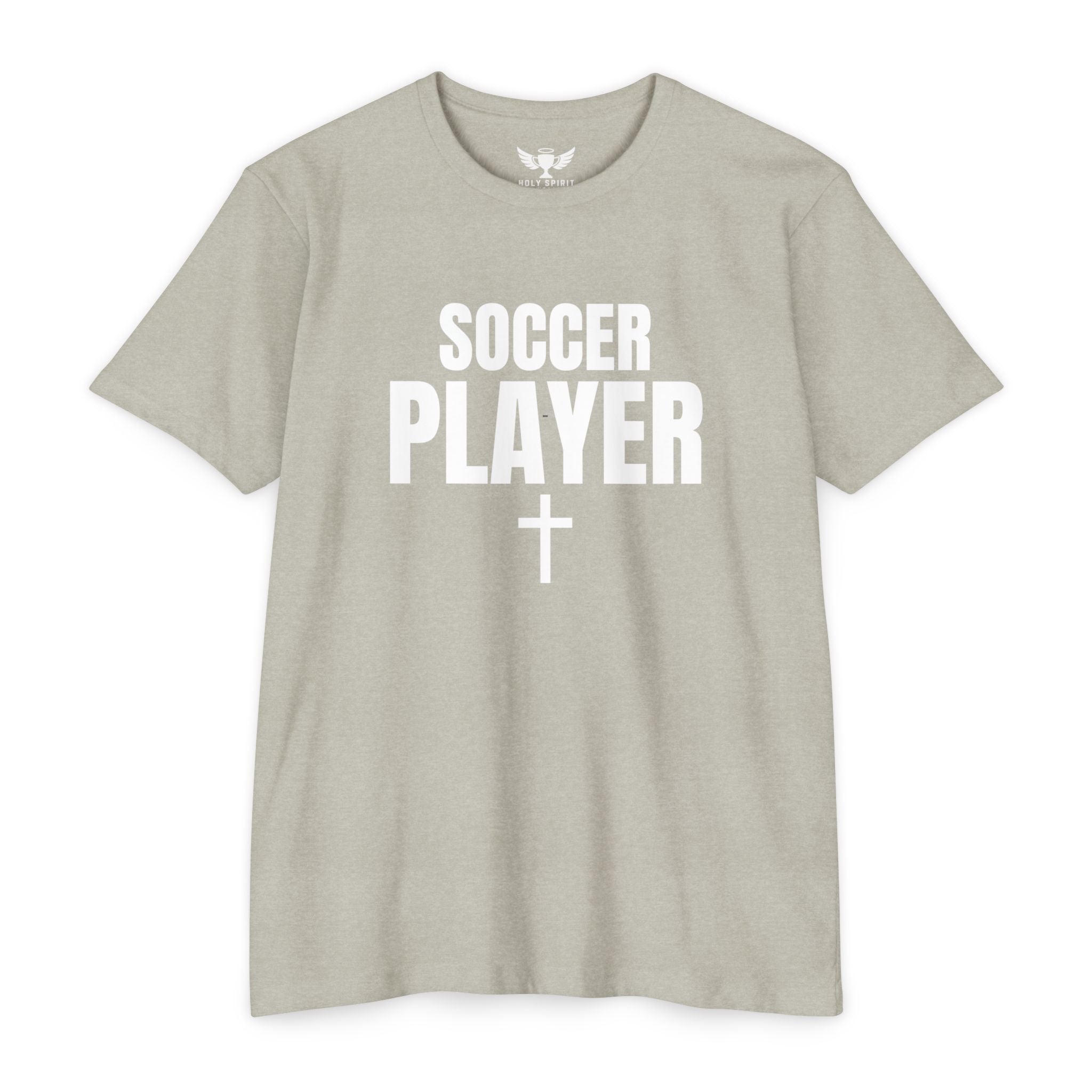 Soccer Player T-Shirt — Custom Name & Number Sports Tee