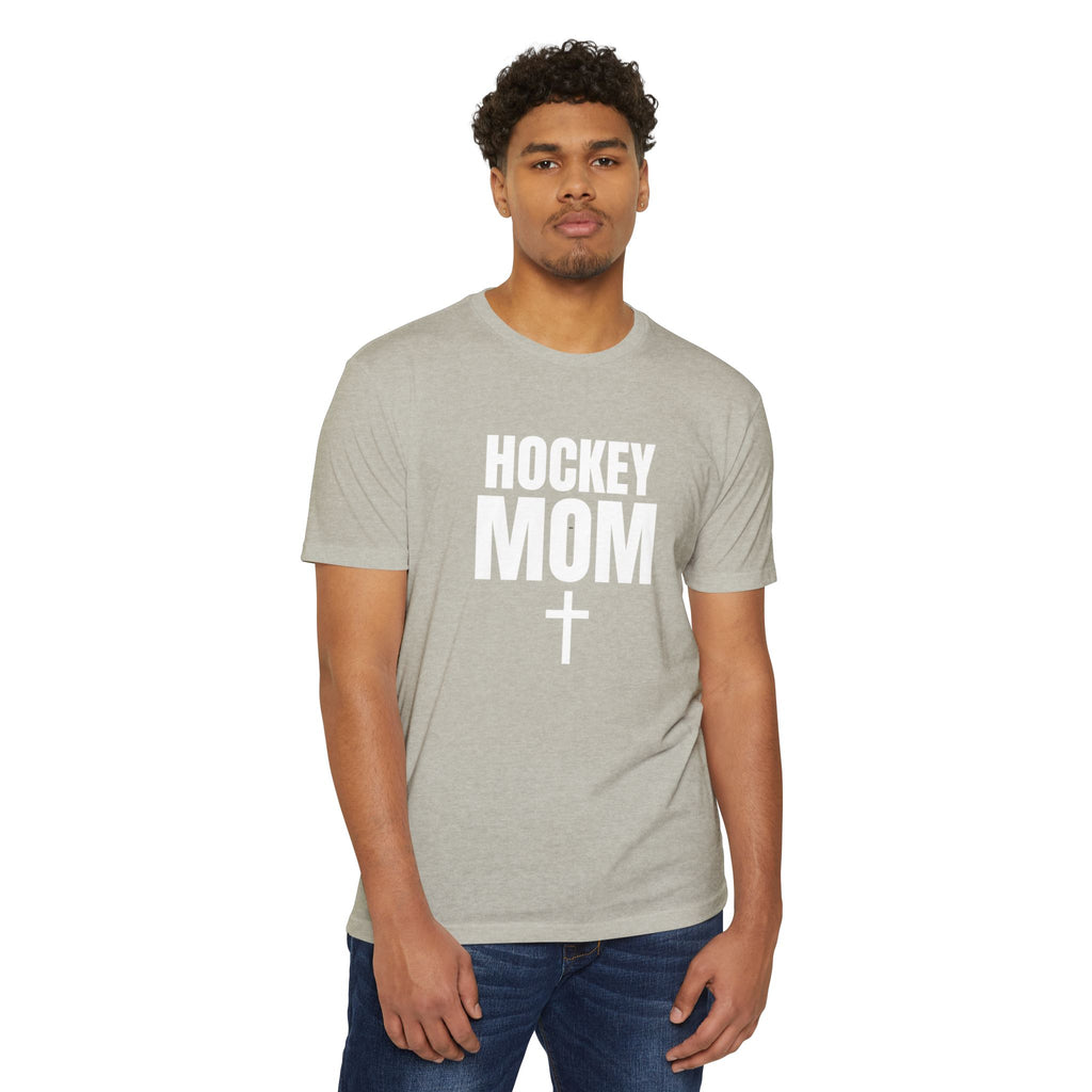 Hockey Mom T‑Shirt — Custom Name & Number Sports Tee