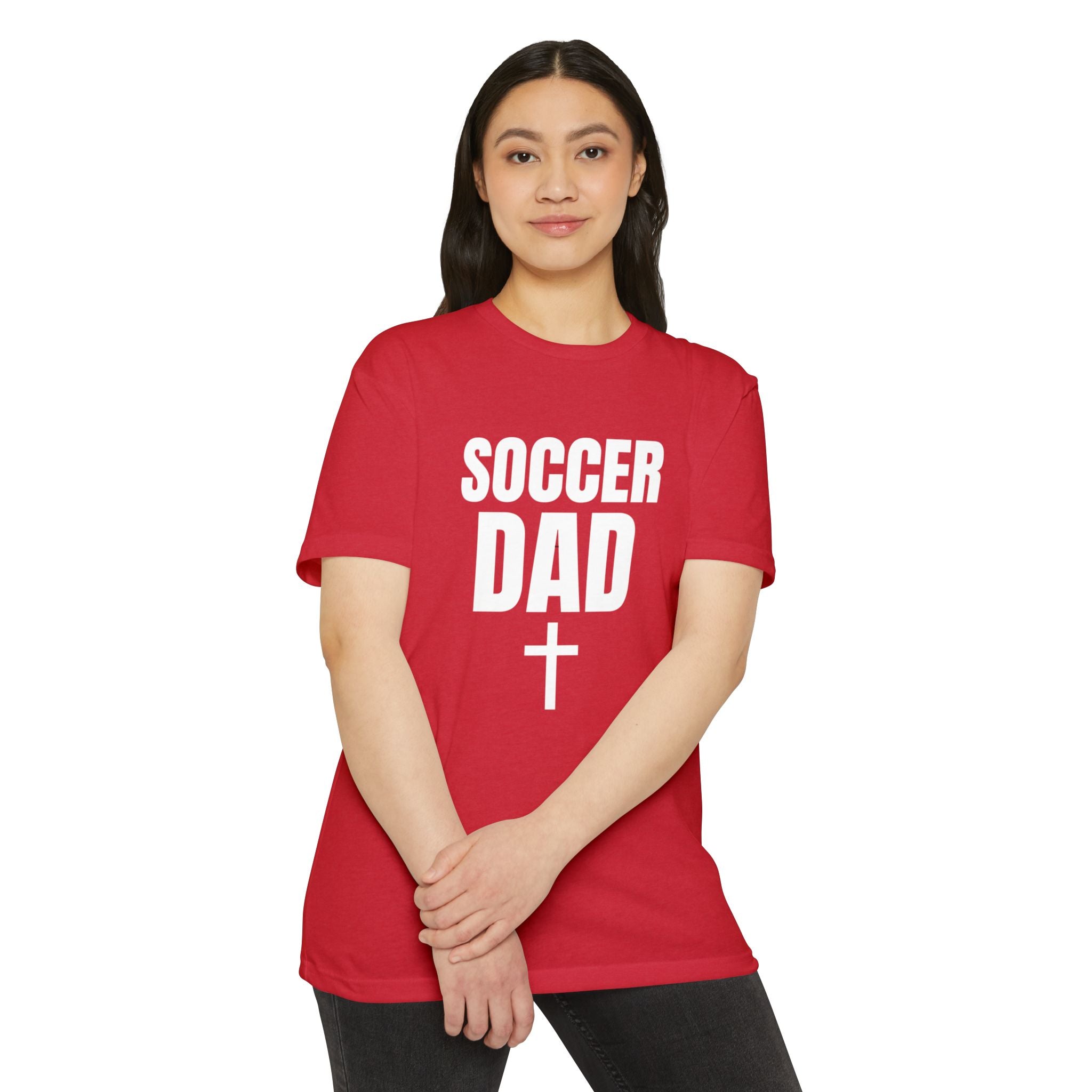 Soccer Dad T-Shirt  — Custom Name & Number Sports Tee