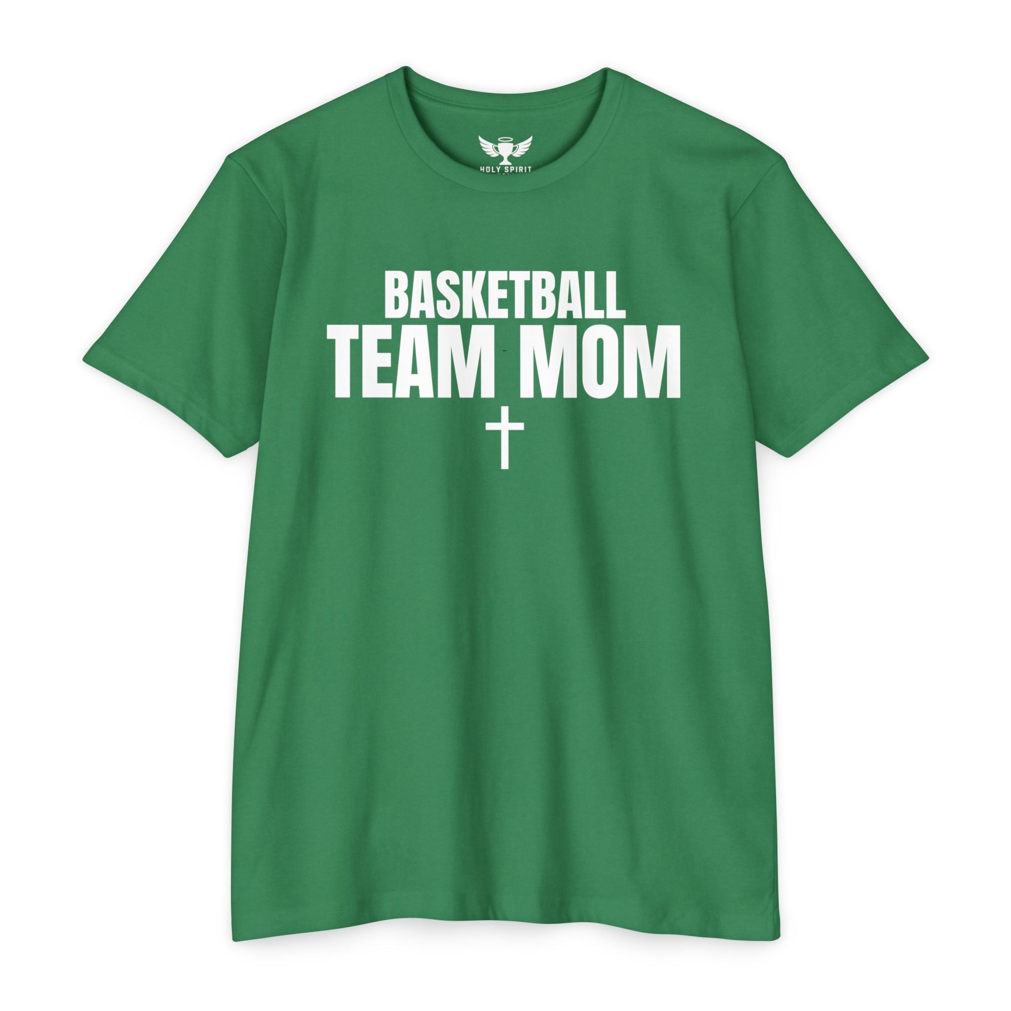 Basketball Team Mom T-Shirt — Custom Back Name & Number