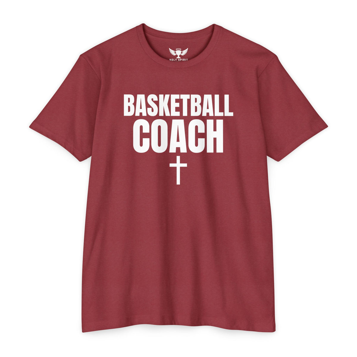 Basketball Coach T-Shirt — Custom Back Name & Number