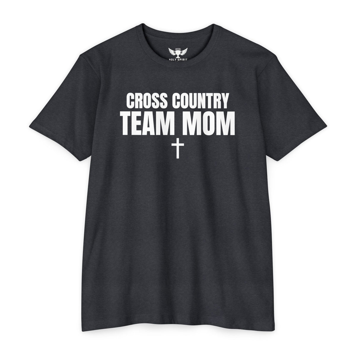 Cross Country Team Mom T-Shirt — Custom Name & Number Sports Tee