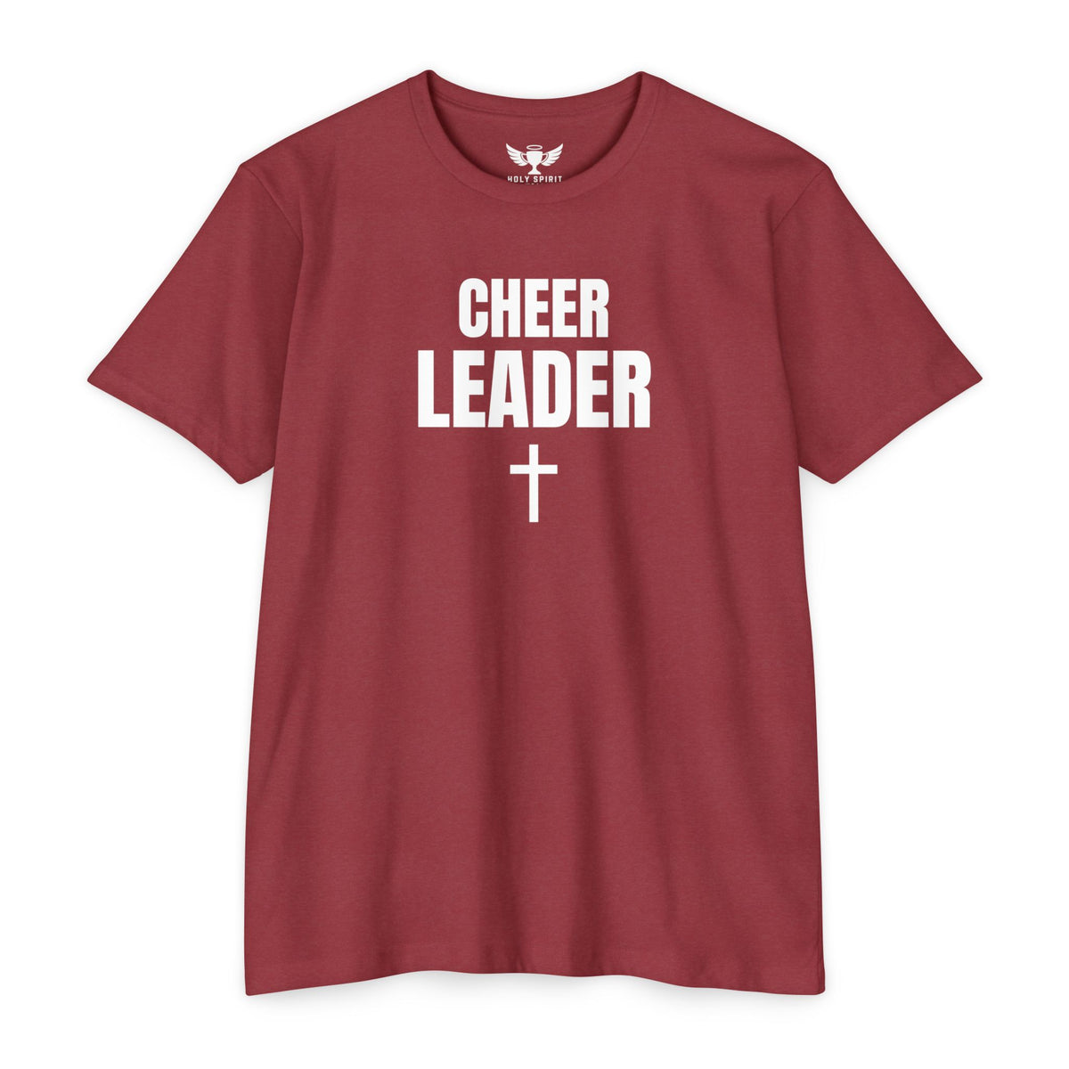 Cheer Leader T-Shirt with Cross — Personalized Back Name & Number
