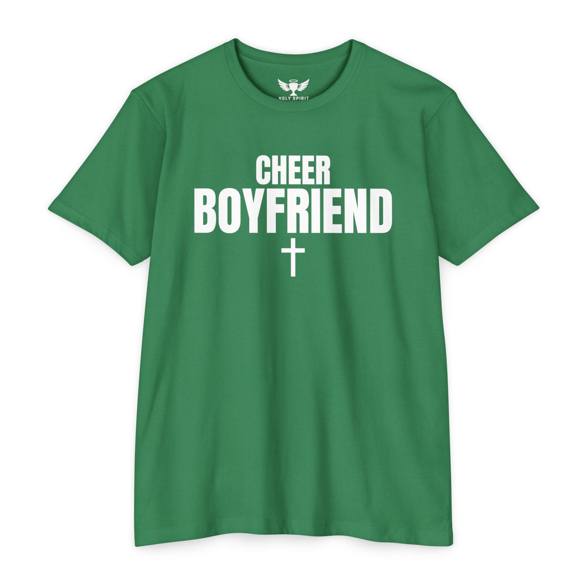 Cheer Boyfriend T-Shirt — Custom Back Name & Number
