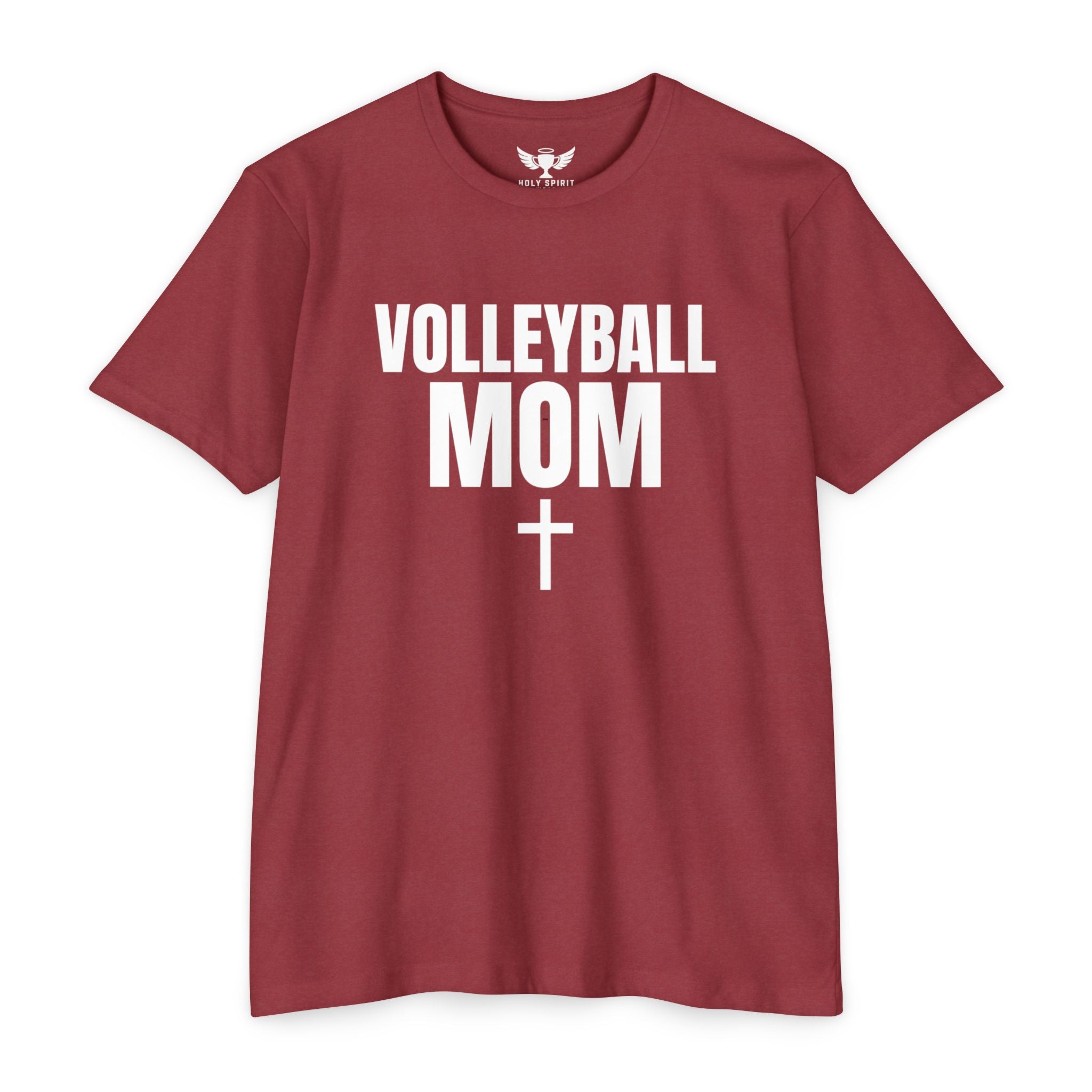 Volleyball Mom T‑Shirt — Custom Name & Number Sports Tee