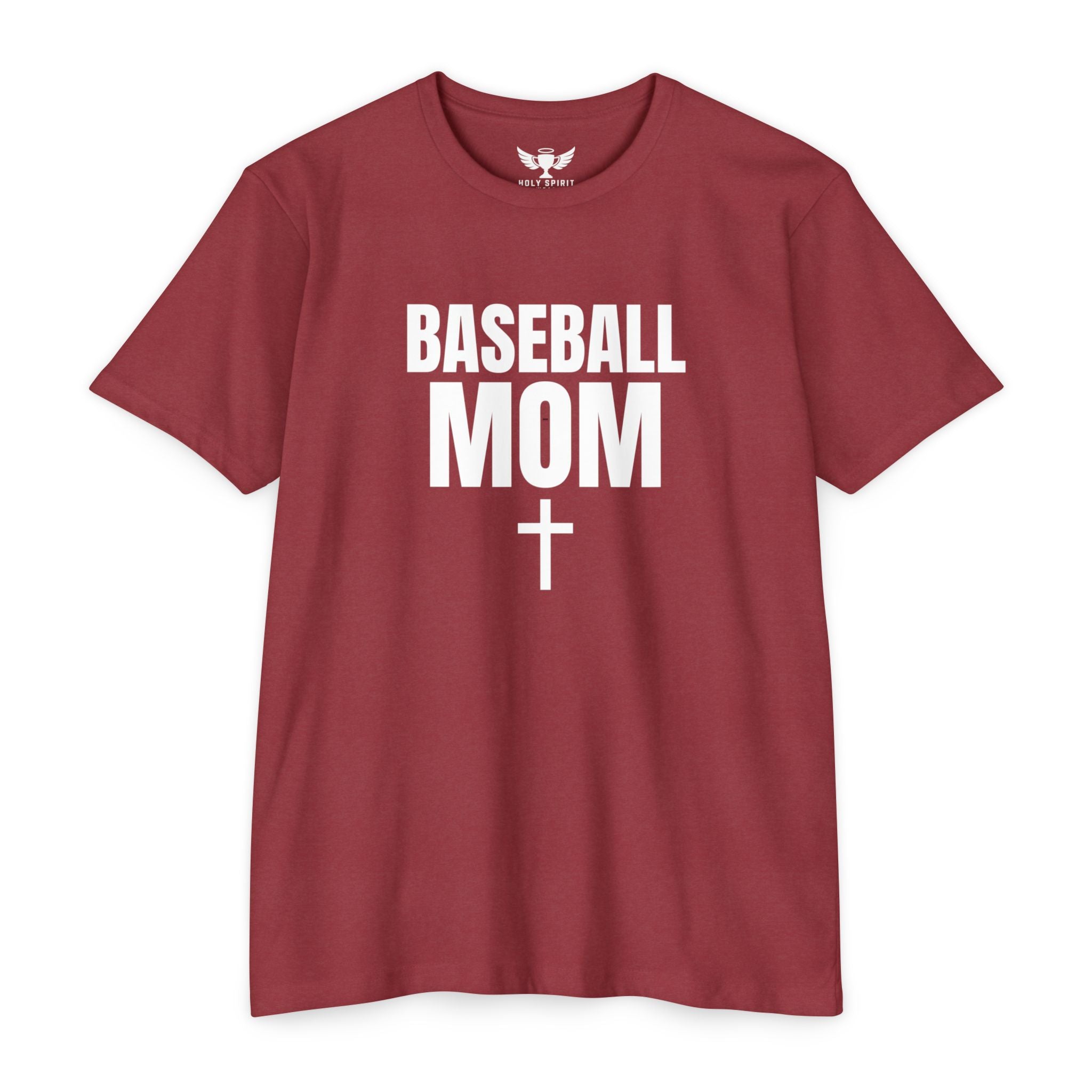 Baseball Mom T-Shirt - Custom Back Name & Number