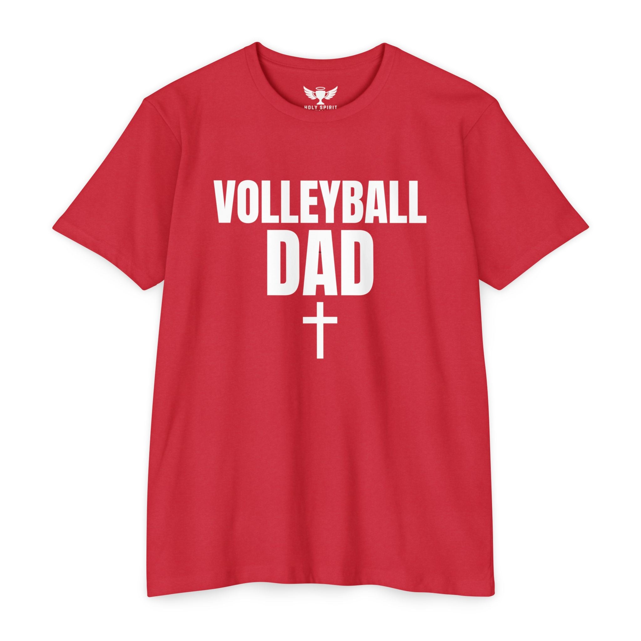 Volleyball Dad T-Shirt — Custom Name & Number Sports Tee