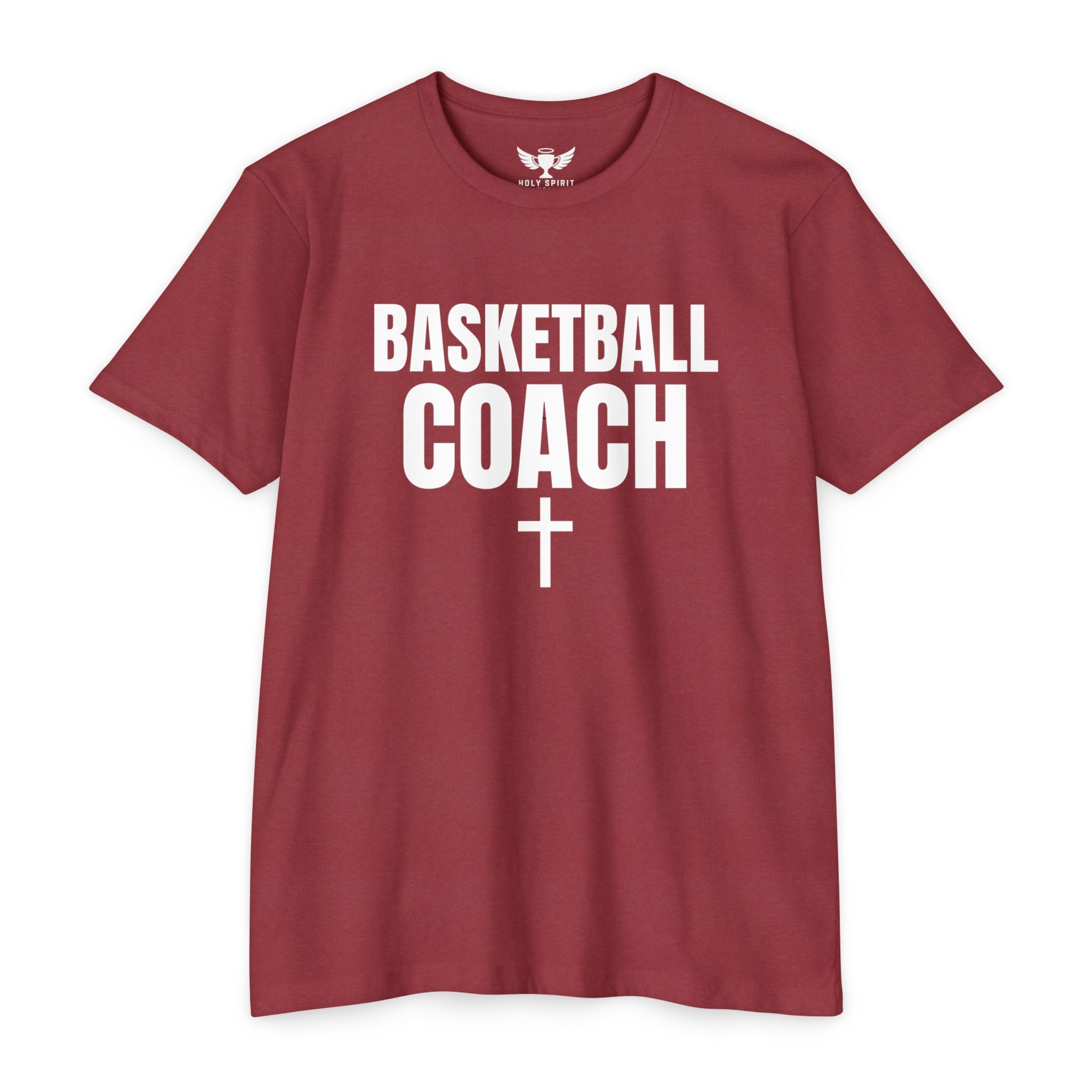 Basketball Coach T-Shirt — Custom Back Name & Number