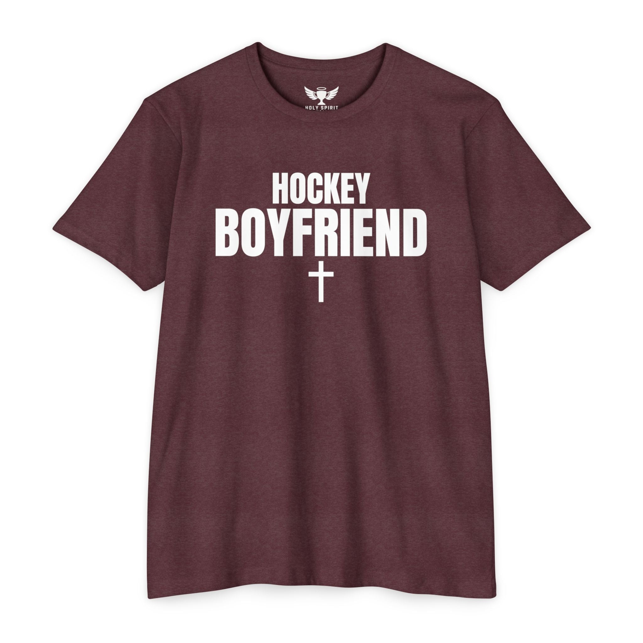 Hockey Boyfriend T-Shirt — Custom Name & Number Sports Tee