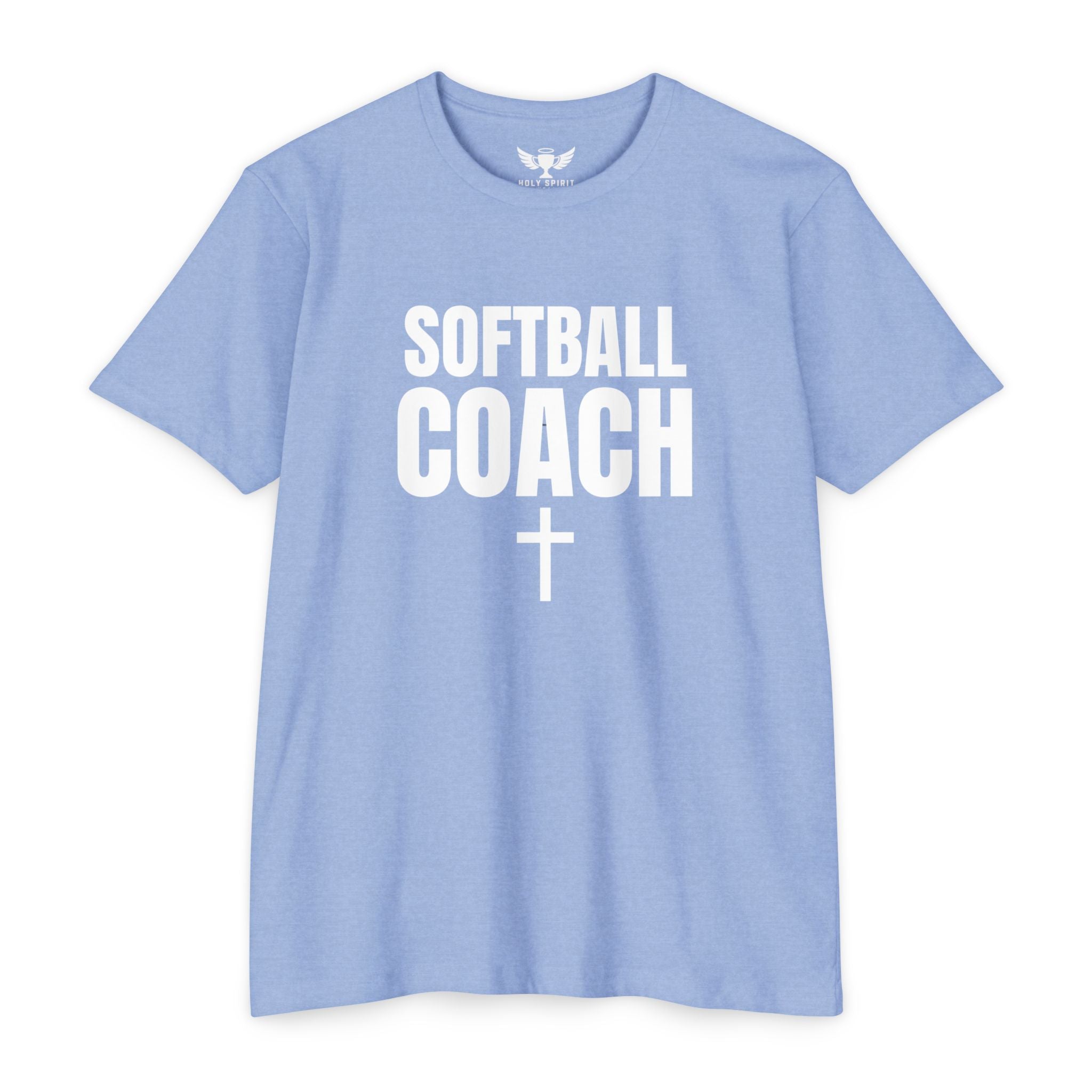 Softball Coach T-Shirt – Custom Back Name & Number
