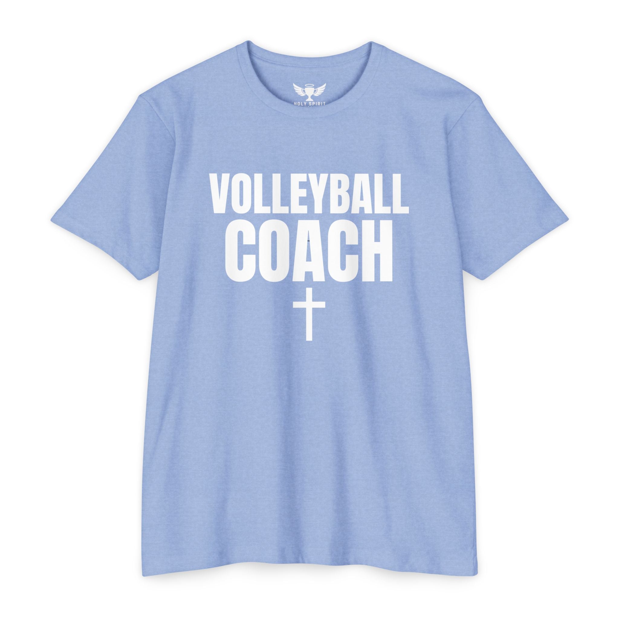 Volleyball Coach T-Shirt — Custom Name & Number Sports Tee