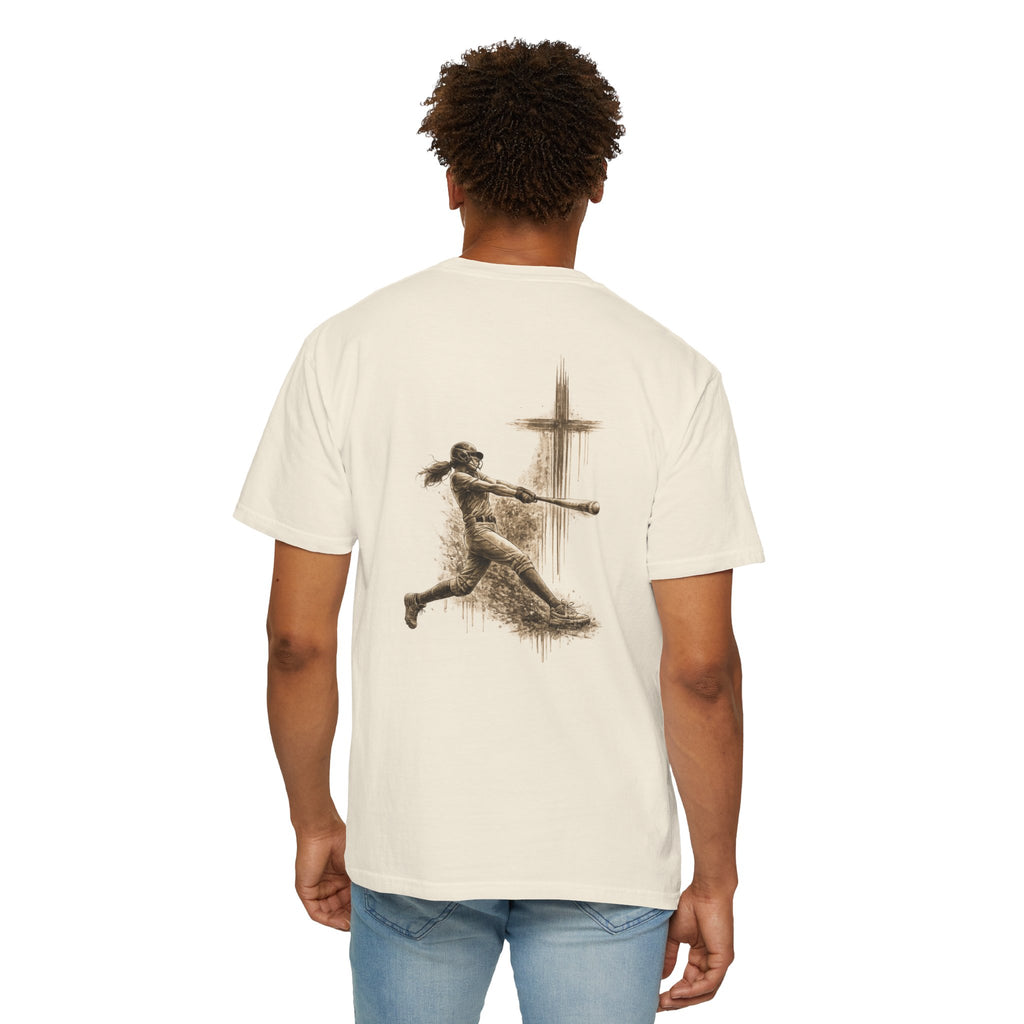 All Glory To God - Softball Tee — Faith-Based Athletic T-Shirt