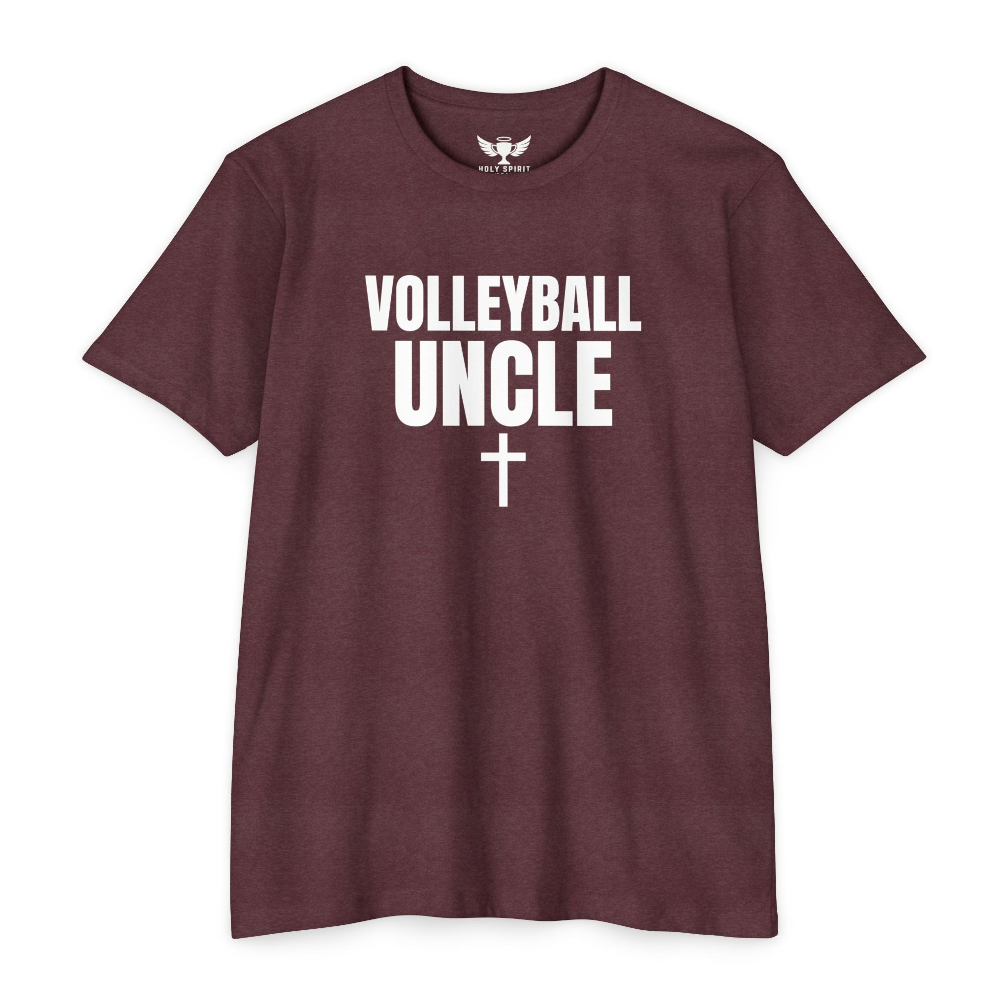 Volleyball Uncle T-Shirt — Custom Name & Number Sports Tee