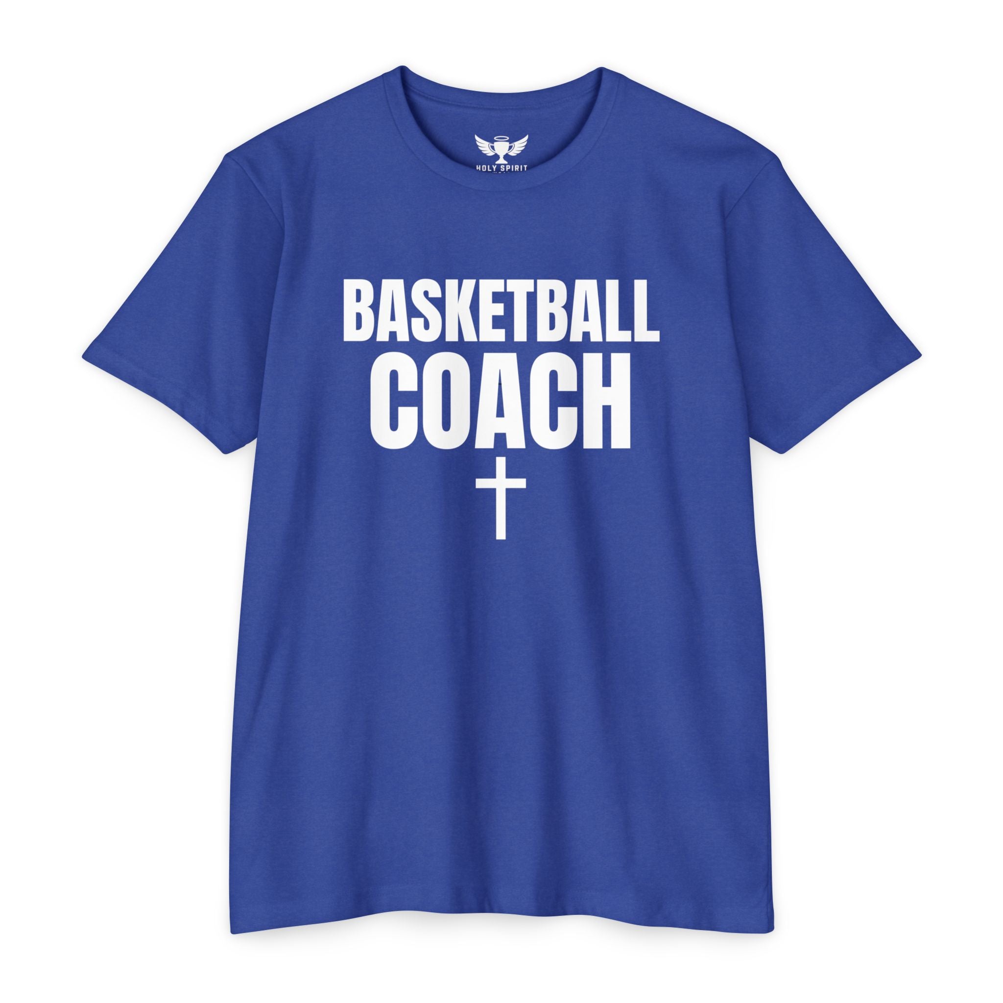 Basketball Coach T-Shirt — Custom Back Name & Number