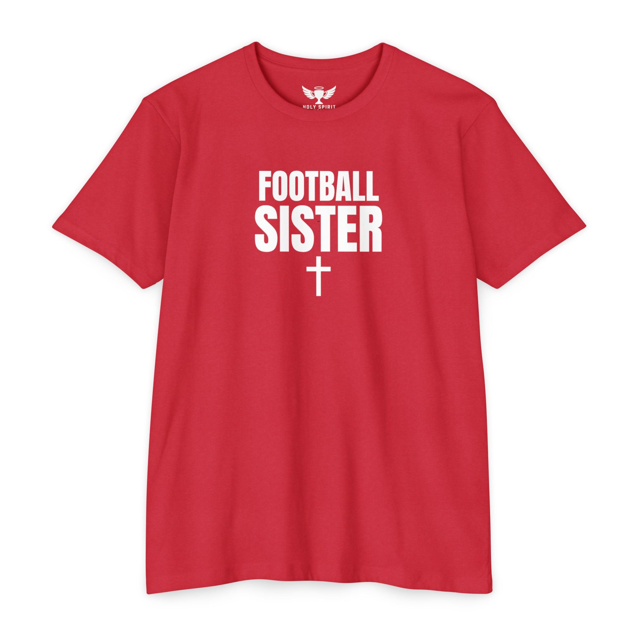 Football Sister T-Shirt — Customizable Back Name & Number