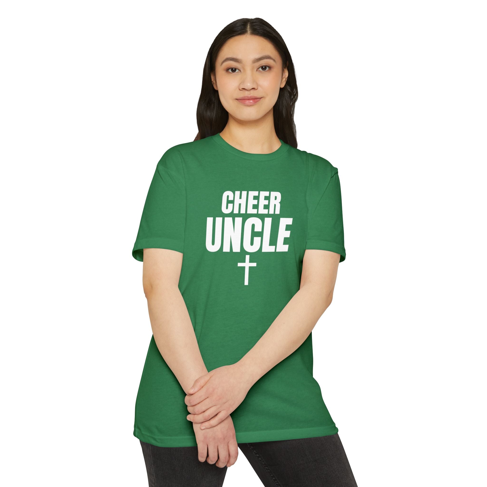 Cheer Uncle T‑Shirt — Personalized Back Number Jersey Tee