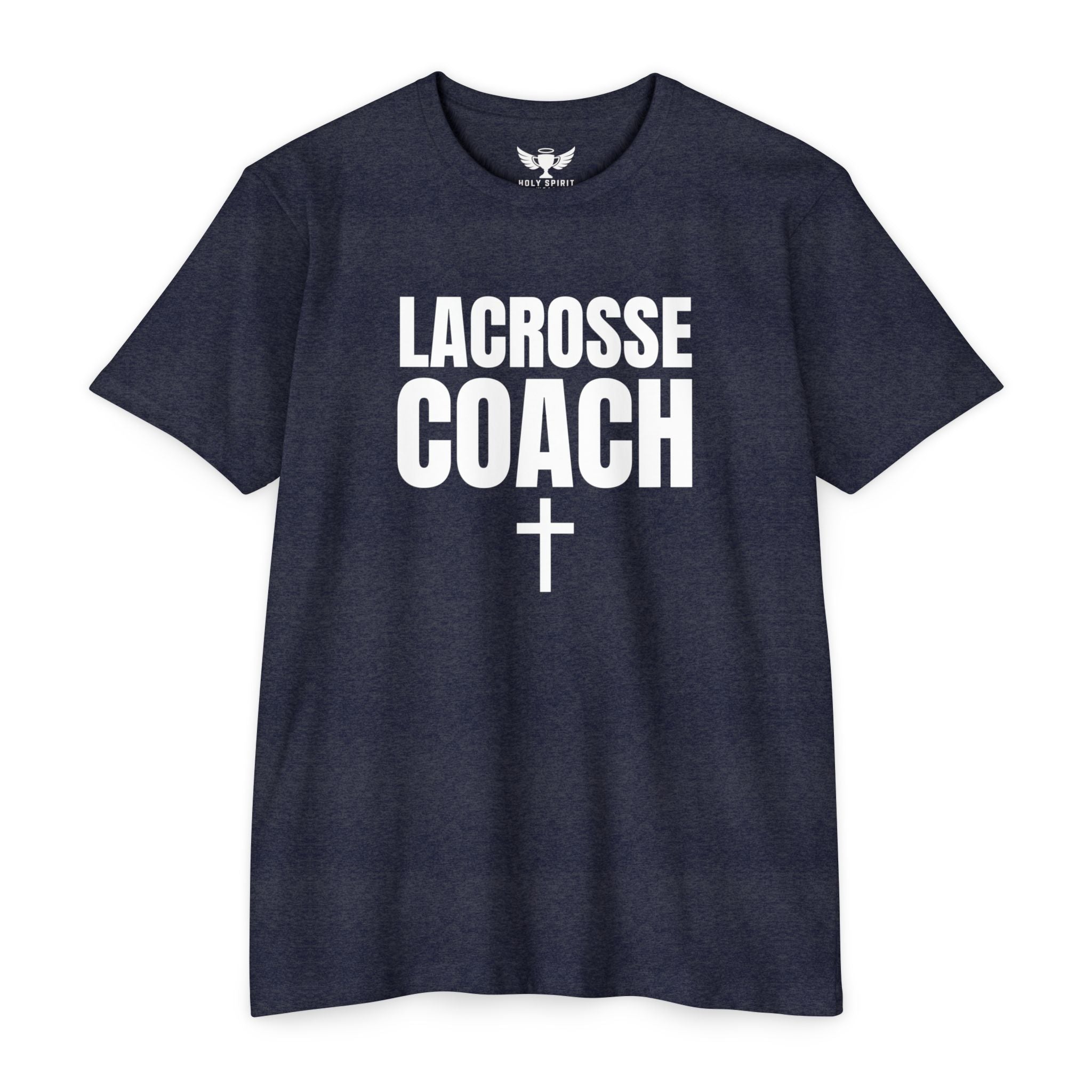 Lacrosse Coach T-Shirt – Custom Name & Number Sports Tee
