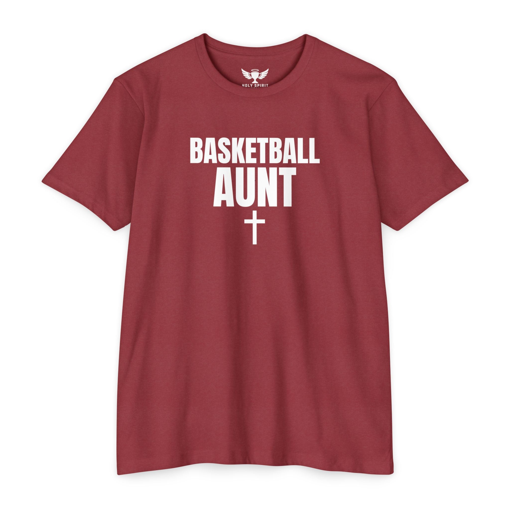 Basketball Aunt T-Shirt — Custom Back Name & Number