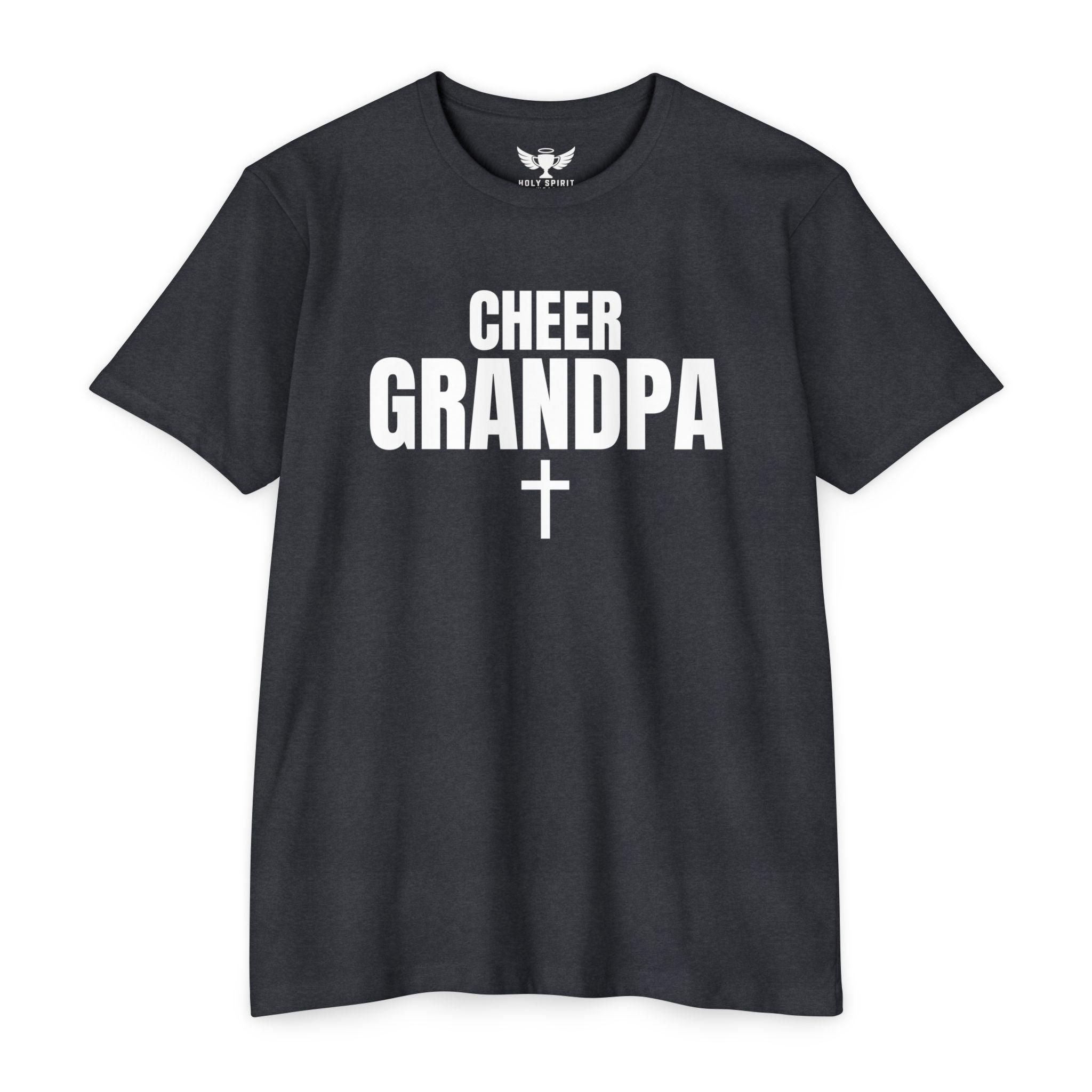 Cheer Grandpa T‑Shirt — Custom Back Name & Number