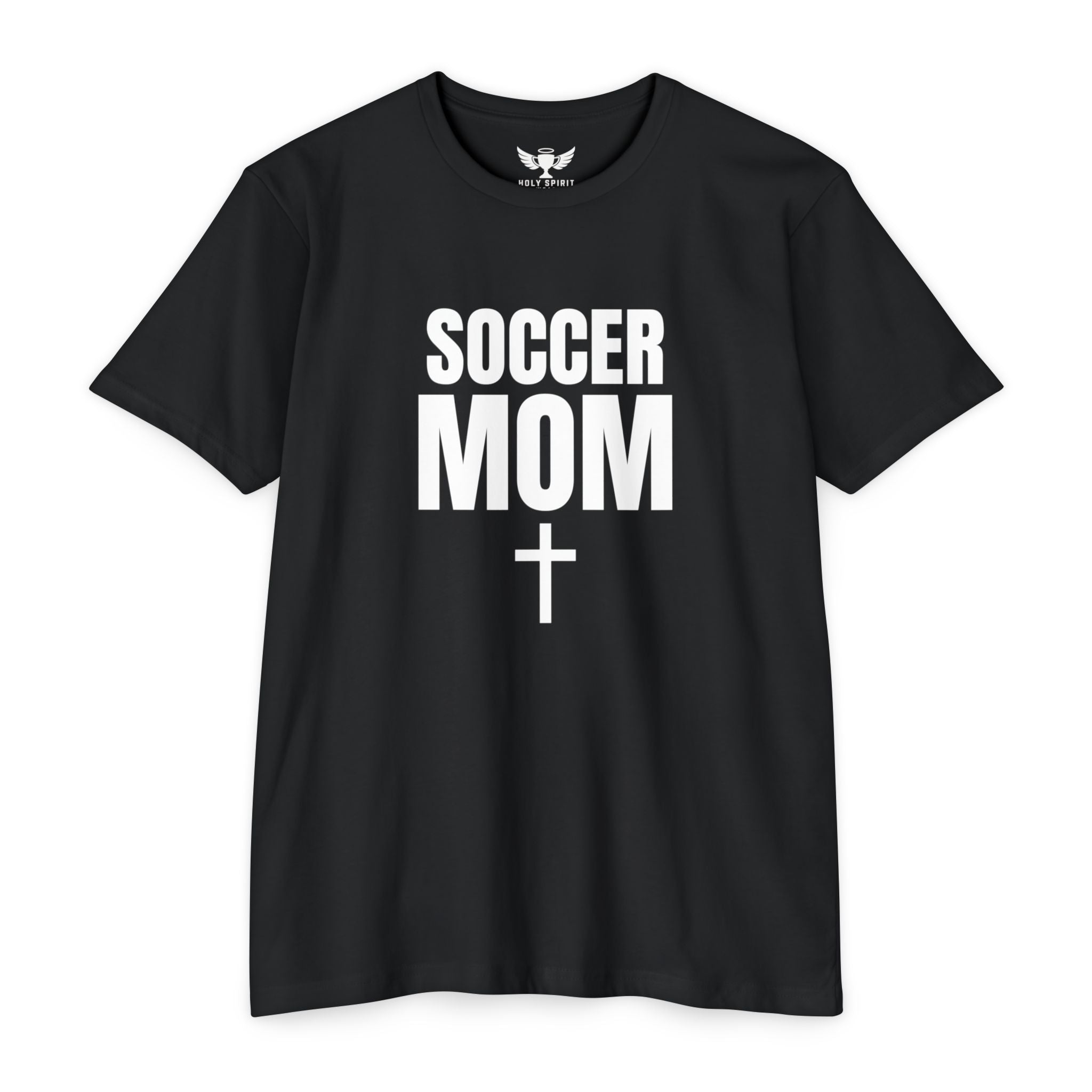 Soccer Mom T-Shirt — Custom Name & Number Sports Tee