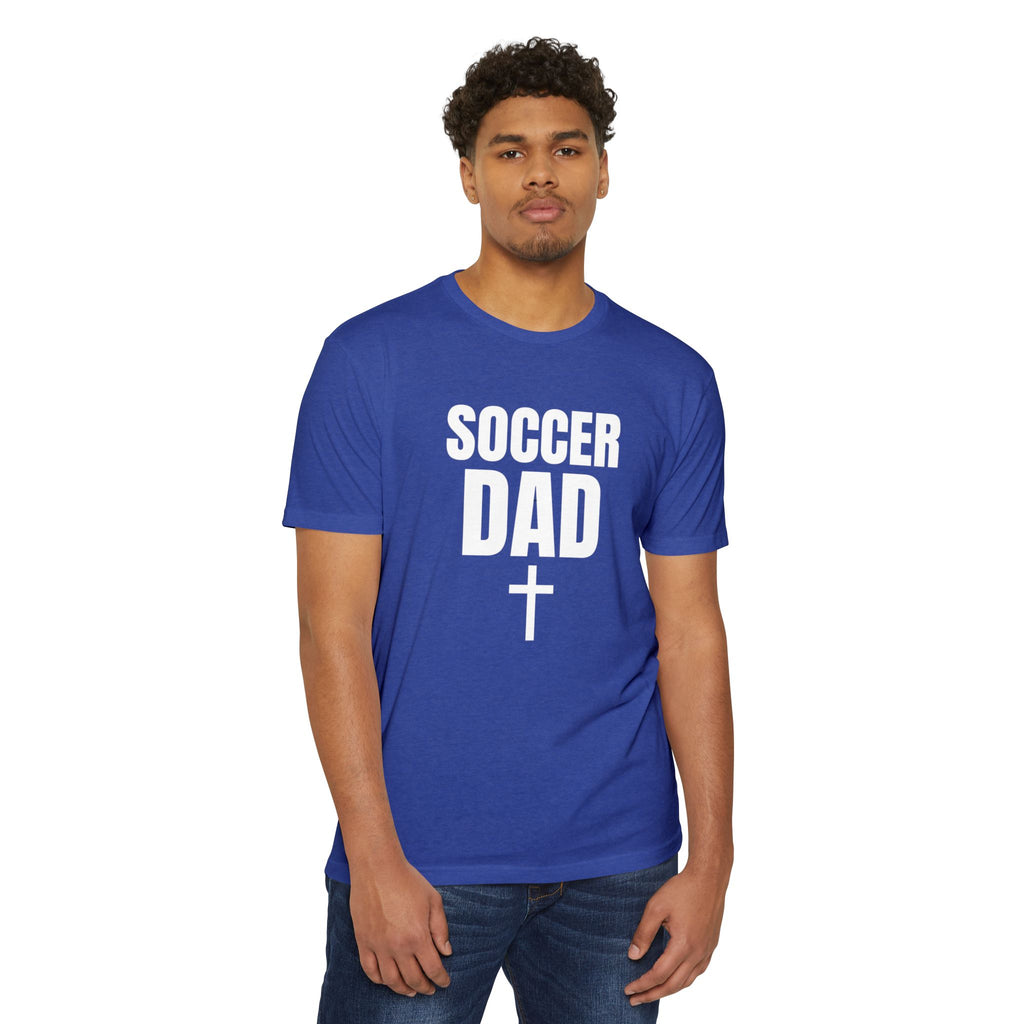 Soccer Dad T-Shirt  — Custom Name & Number Sports Tee