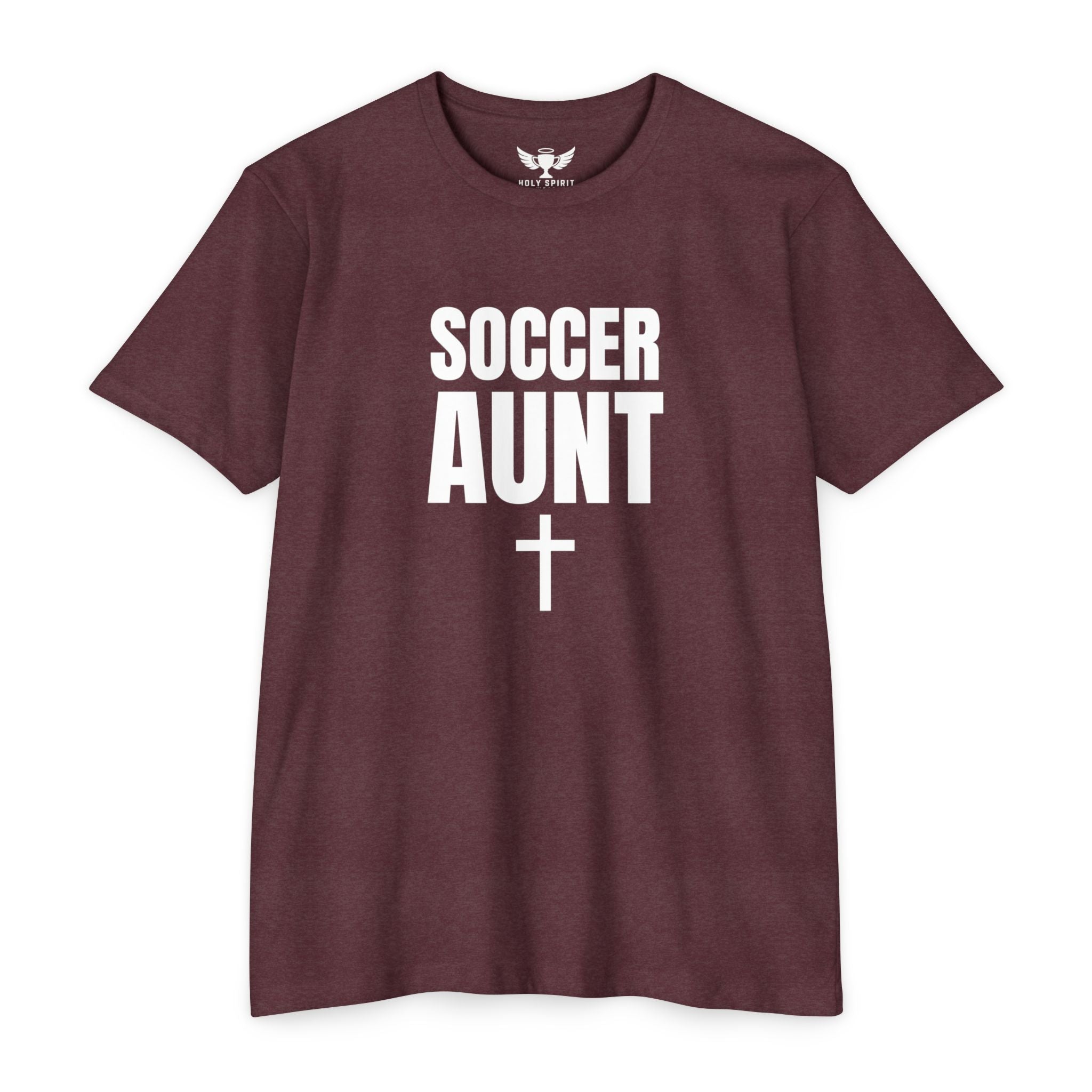 Soccer Aunt T-Shirt — Customizable Back Name & Number