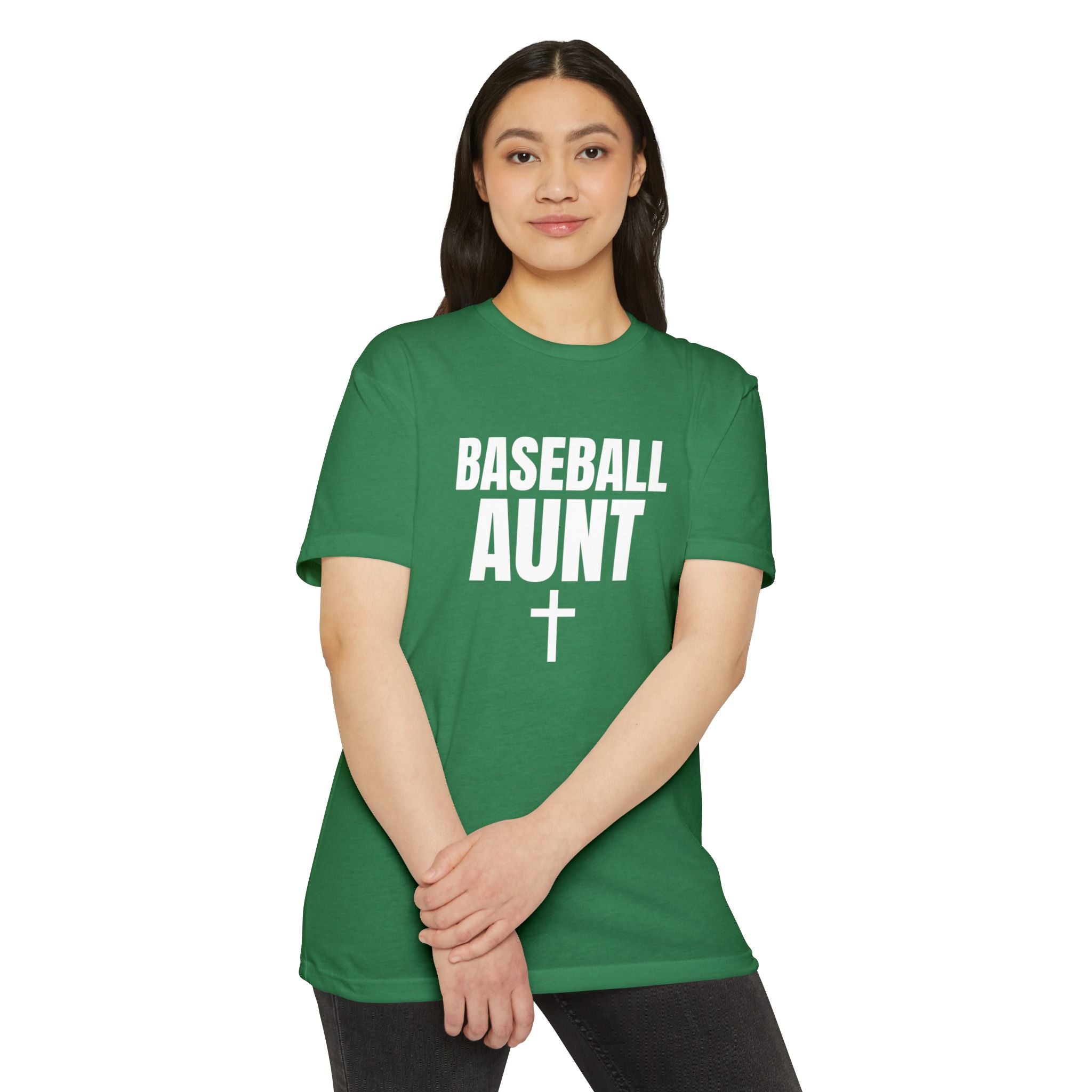 Baseball Aunt T-Shirt  — Custom Name & Number