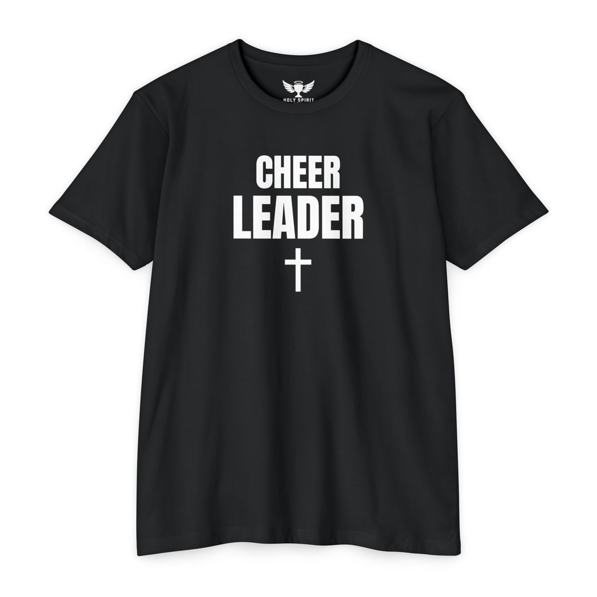 Cheer Leader T-Shirt with Cross — Personalized Back Name & Number