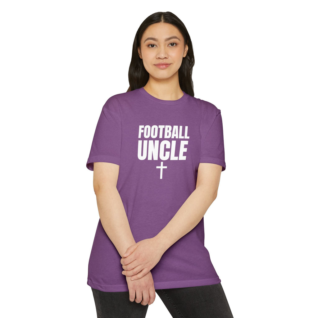 Football Uncle T-Shirt — Personalized Back Number Jersey Tee