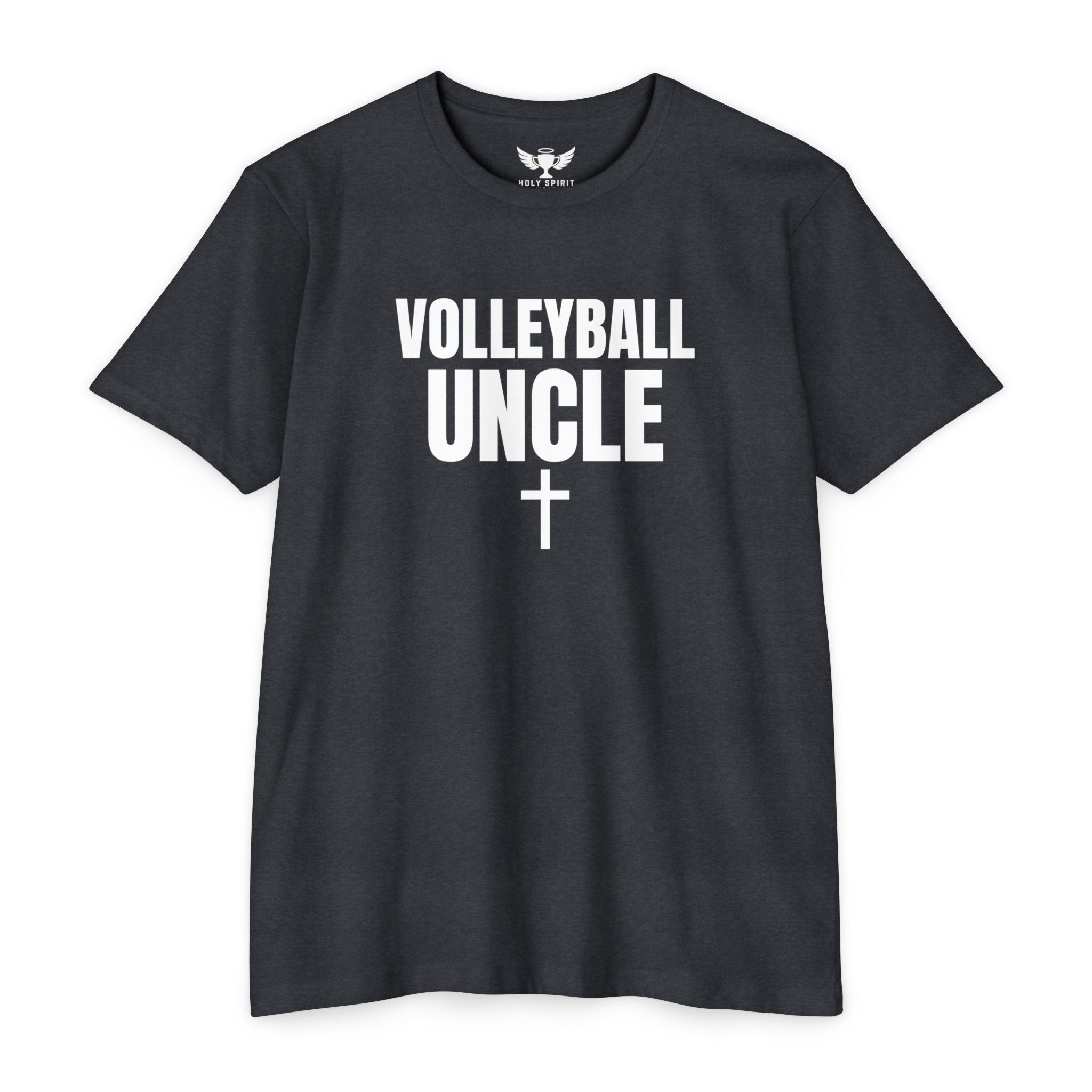 Volleyball Uncle T-Shirt — Custom Name & Number Sports Tee