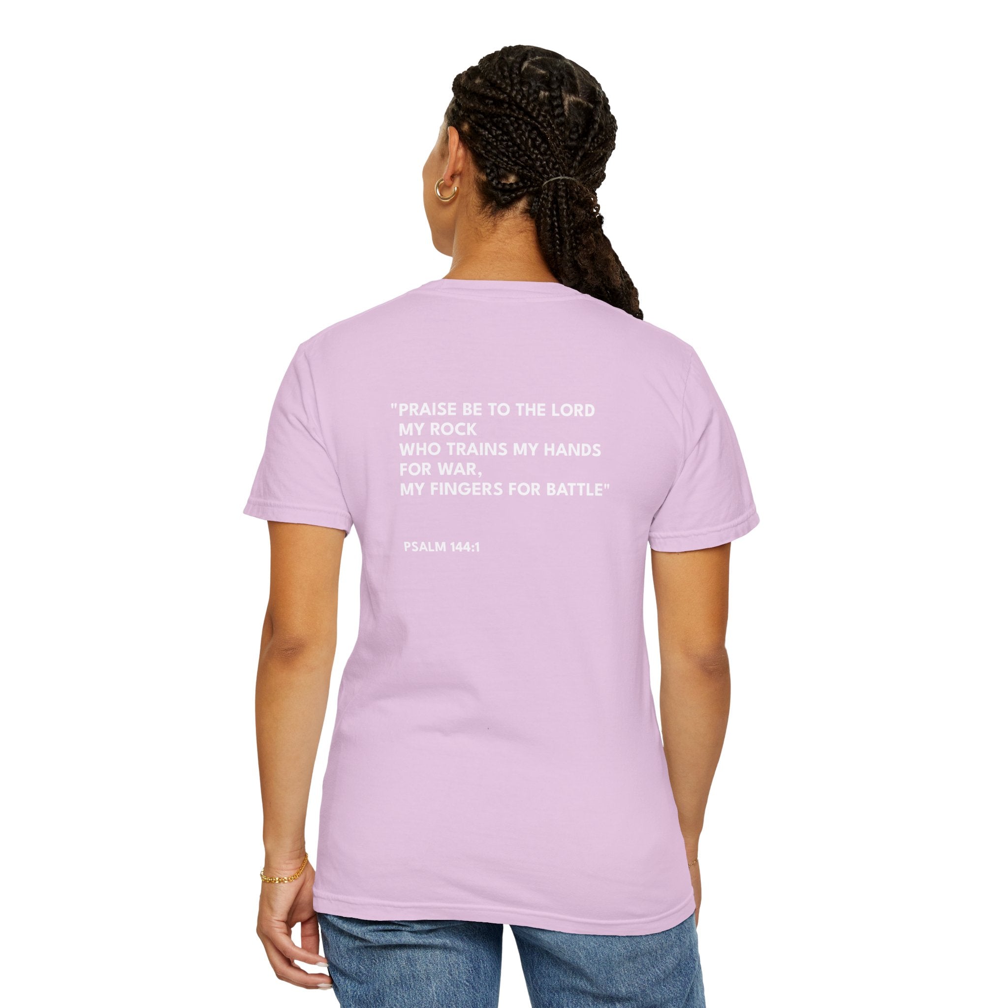 Psalm 144:1 Unisex Logo Casual T-Shirt