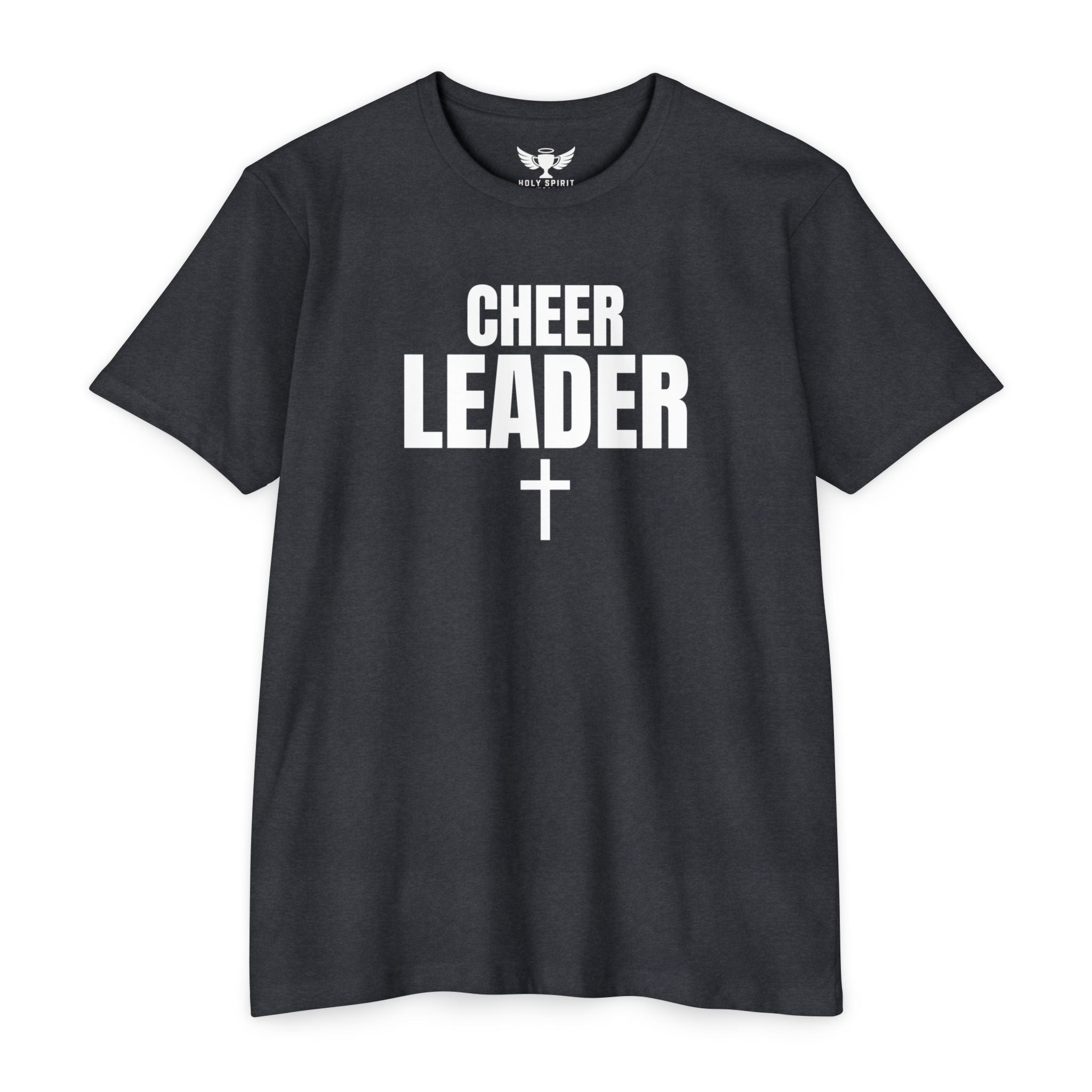 Cheer Leader T-Shirt with Cross — Personalized Back Name & Number