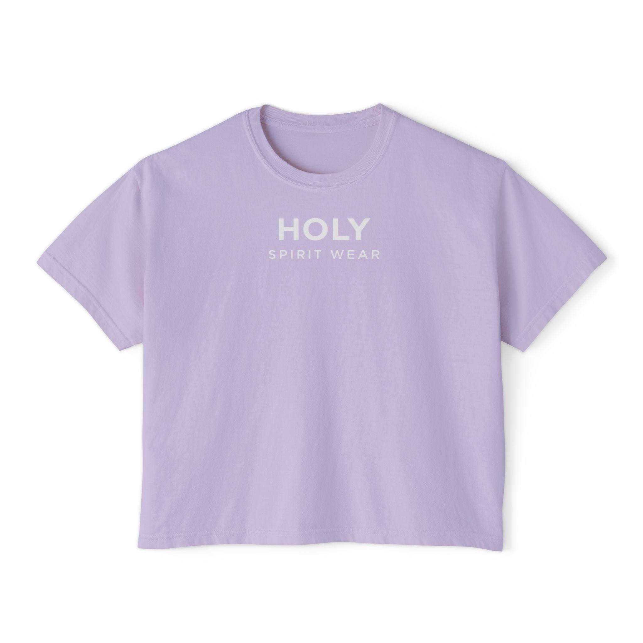 Psalm 144:1 Women's Boxy Tee/Text Logo