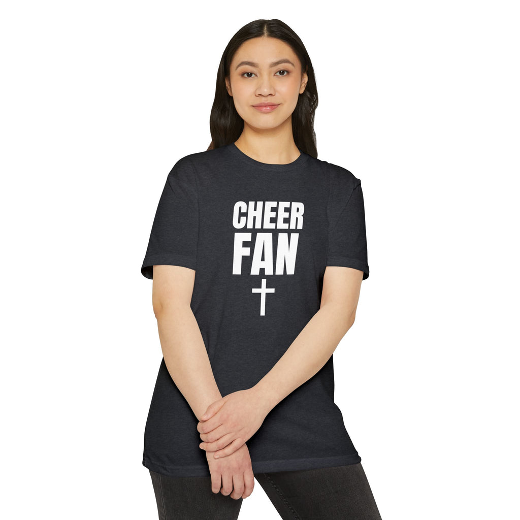 Cheer Fan T-Shirt — Personalized Back Name & Number