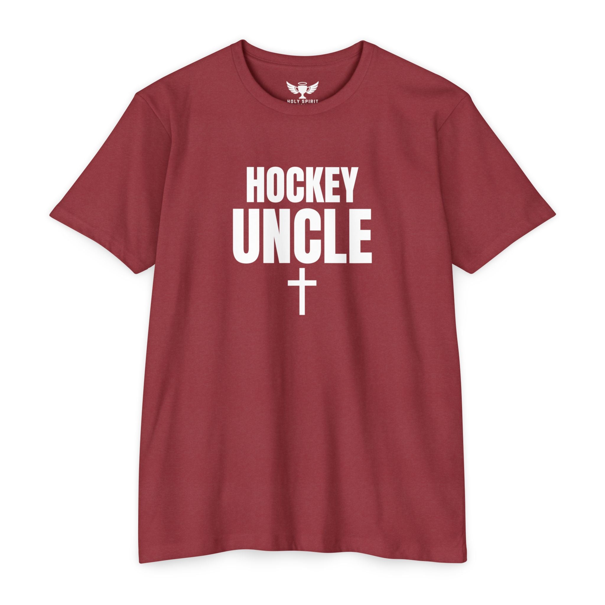 Hockey Uncle T-Shirt — Custom Back Name & Number Sports Tee