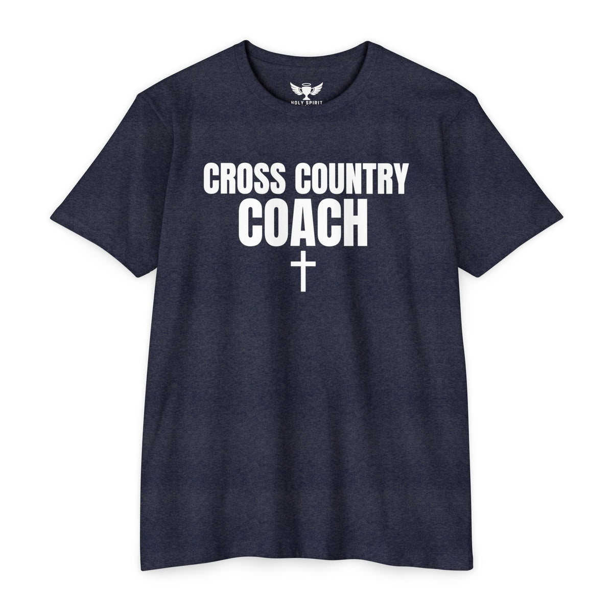 Cross Country Coach T-Shirt — Custom Name & Number Sports Tee