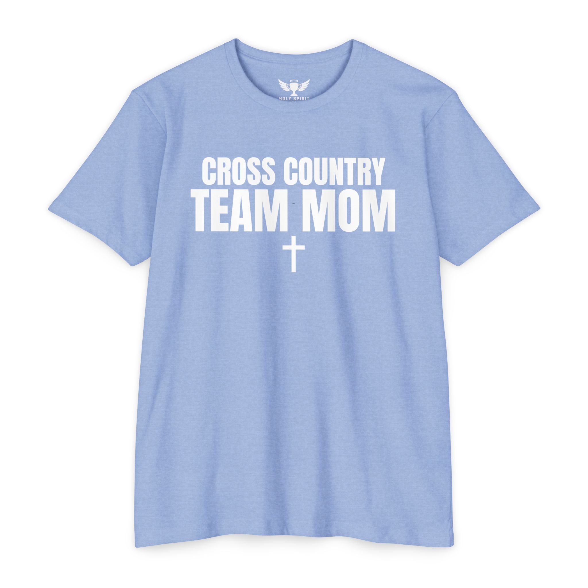 Cross Country Team Mom T-Shirt — Custom Name & Number Sports Tee