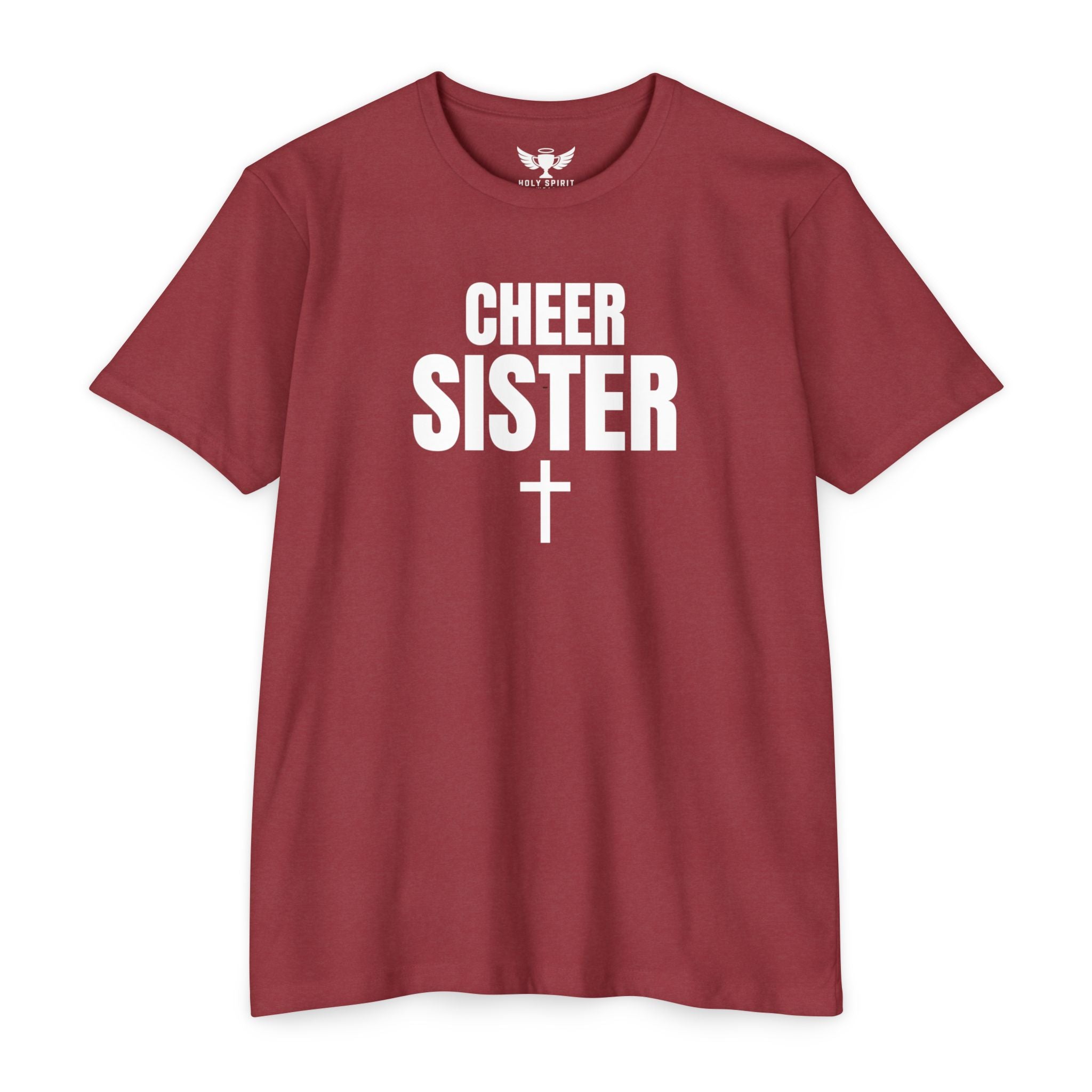 Cheer Sister T-Shirt — Personalized Back Name and Number