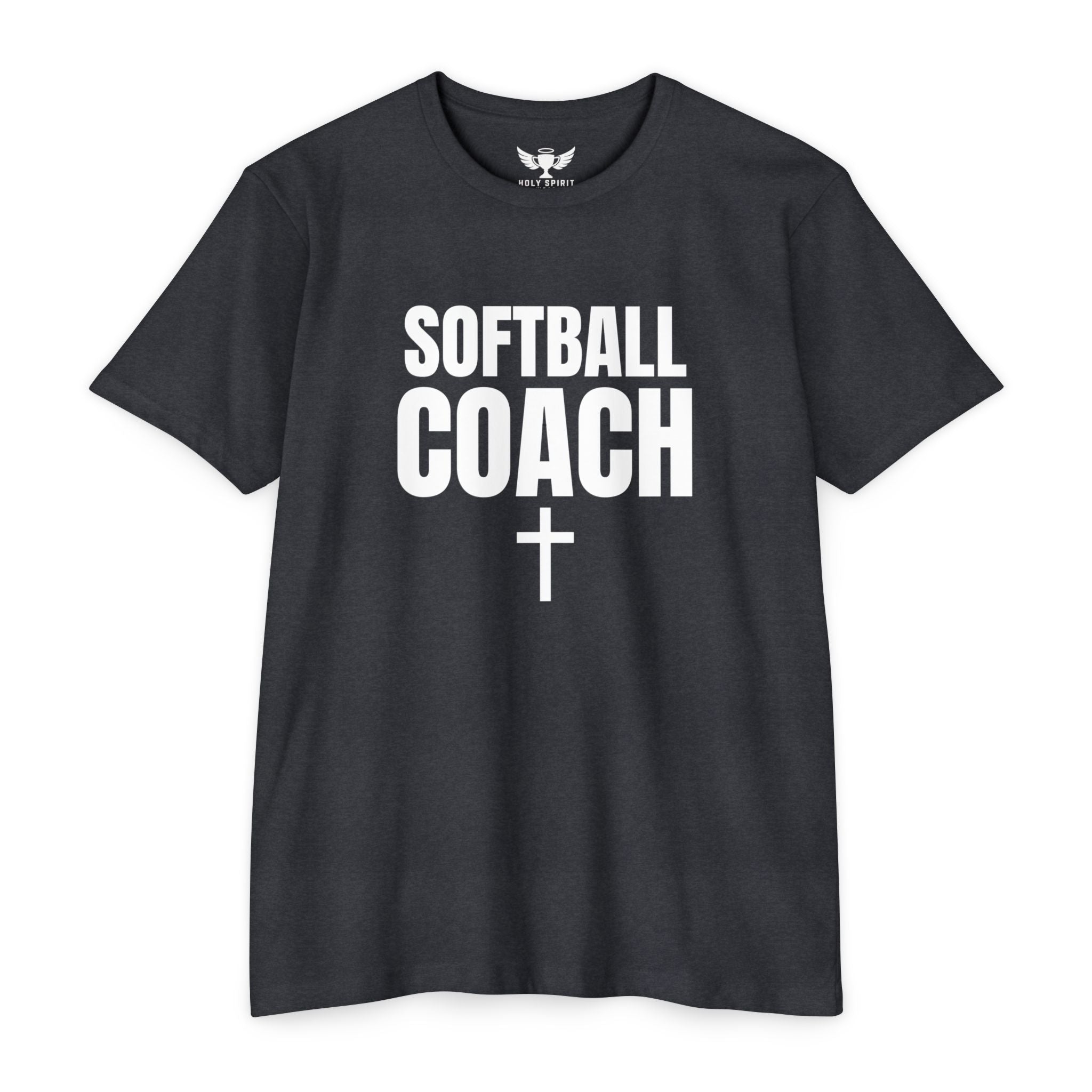 Softball Coach T-Shirt – Custom Back Name & Number