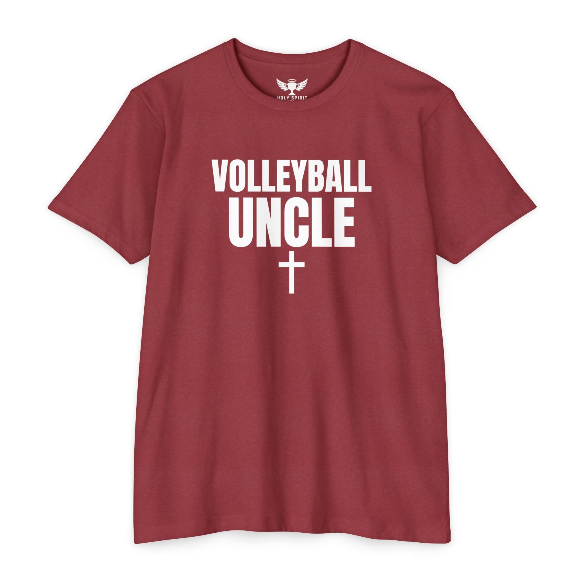 Volleyball Uncle T-Shirt — Custom Name & Number Sports Tee