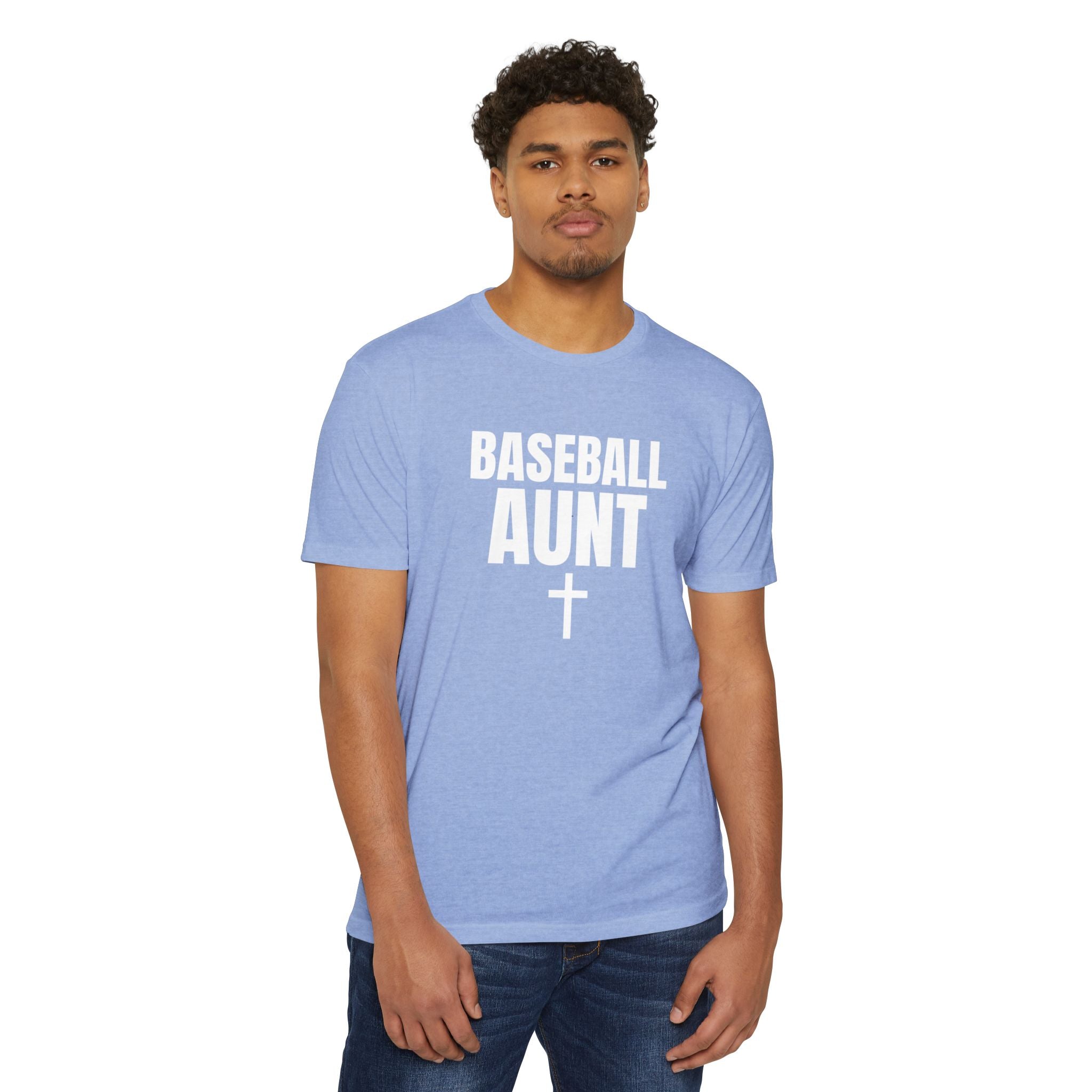 Baseball Aunt T-Shirt  — Custom Name & Number